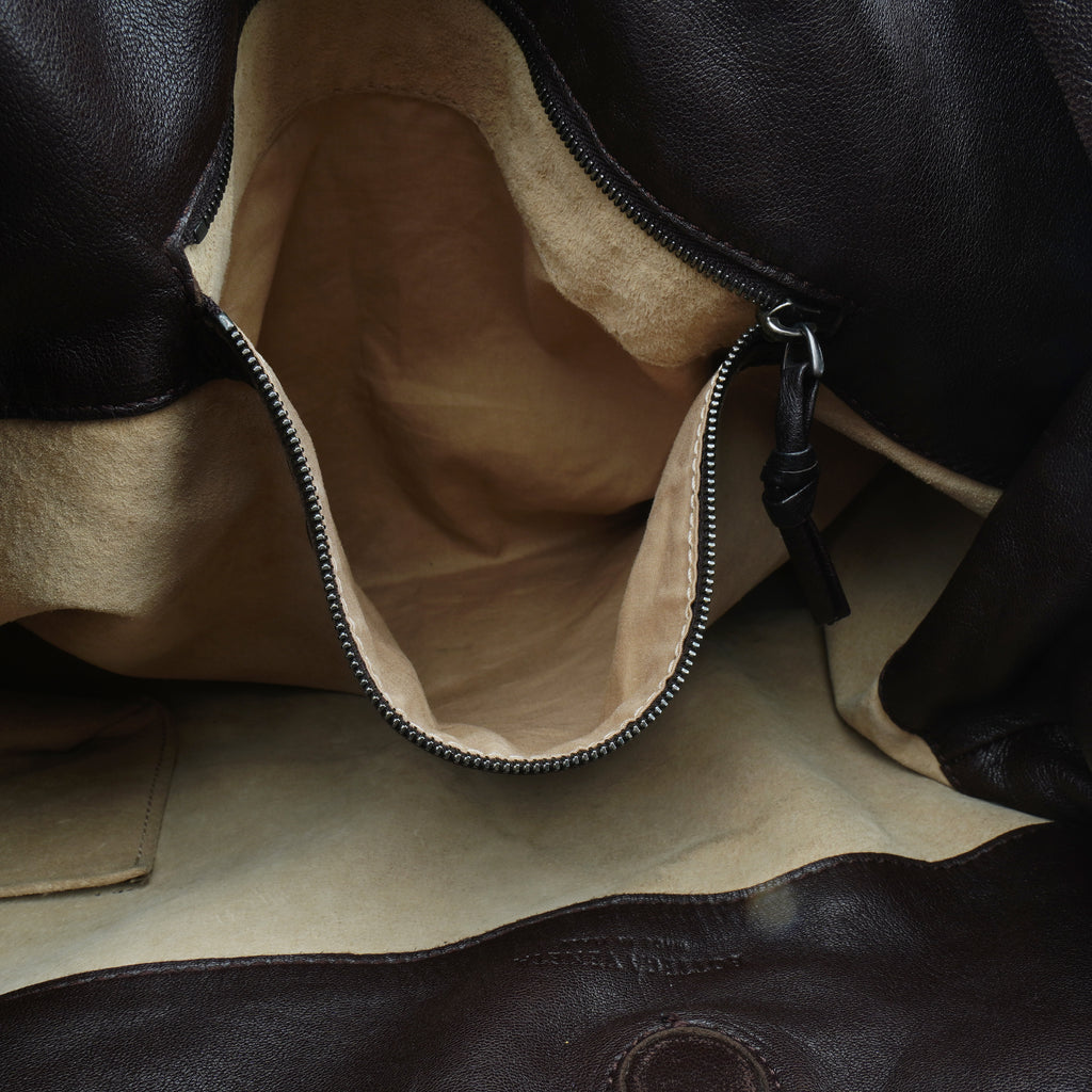 Bottega Veneta Campana Hobo Dark Brown