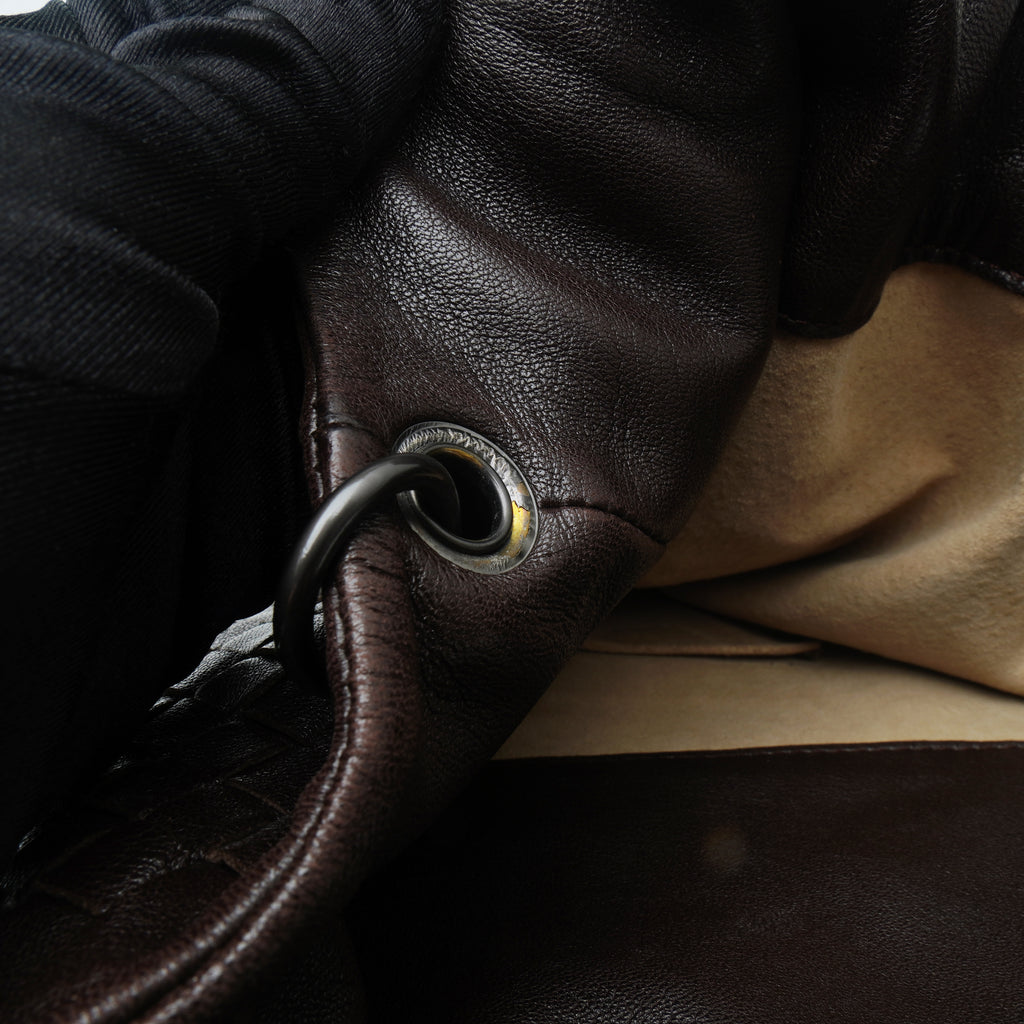 Bottega Veneta Campana Hobo Dark Brown