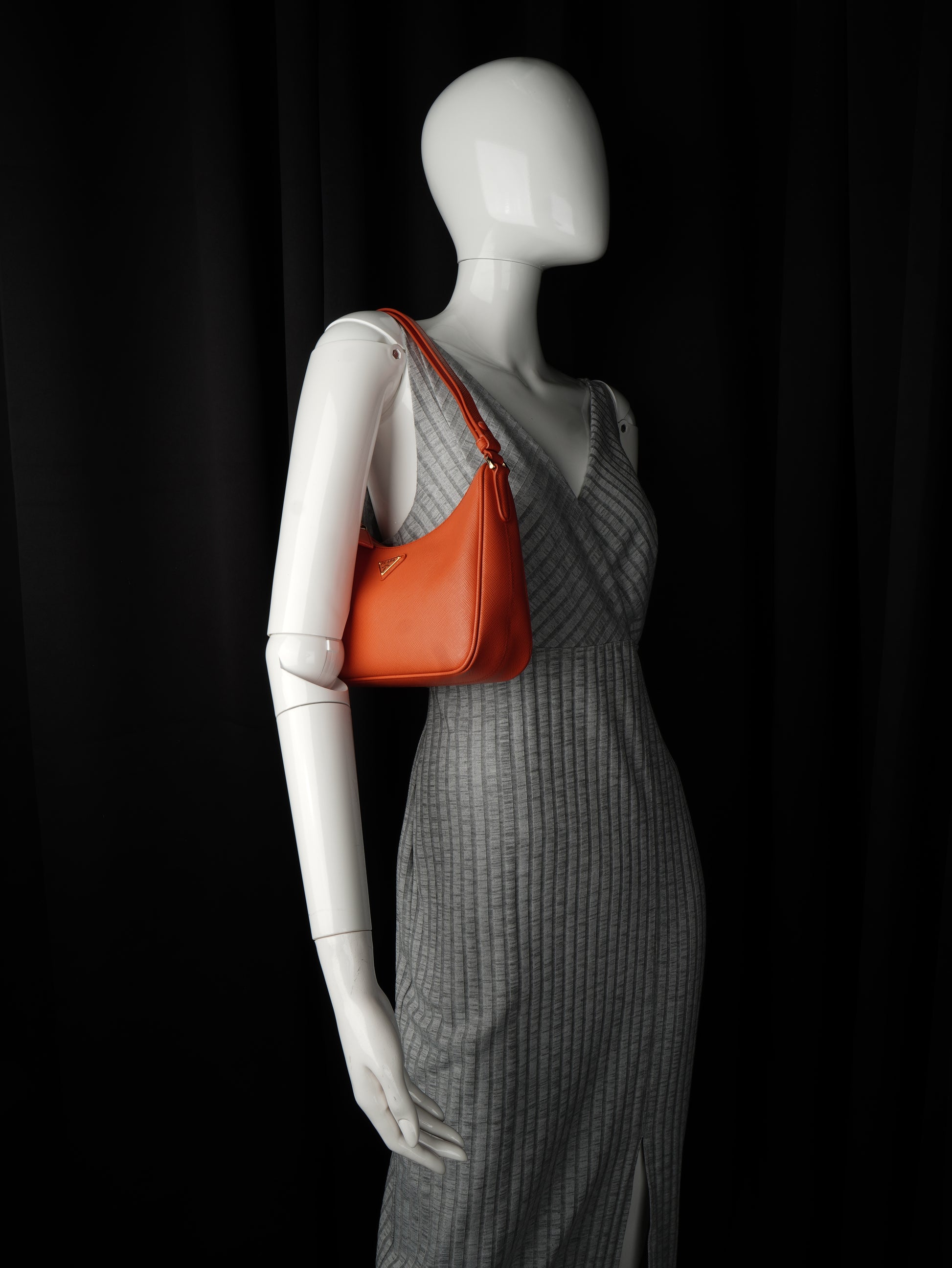 Prada Hobo Saffiano Leather