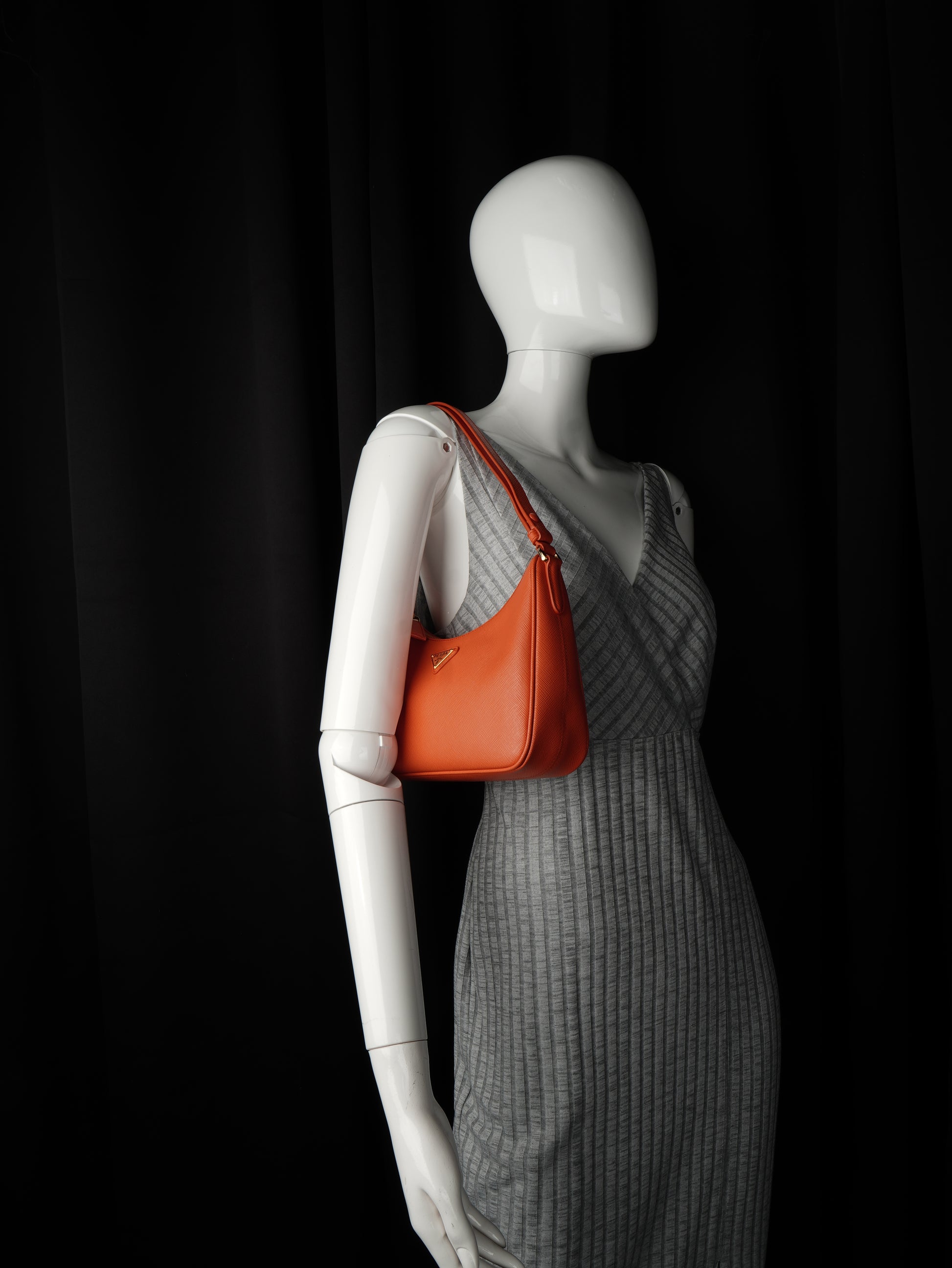 Prada Hobo Saffiano Leather