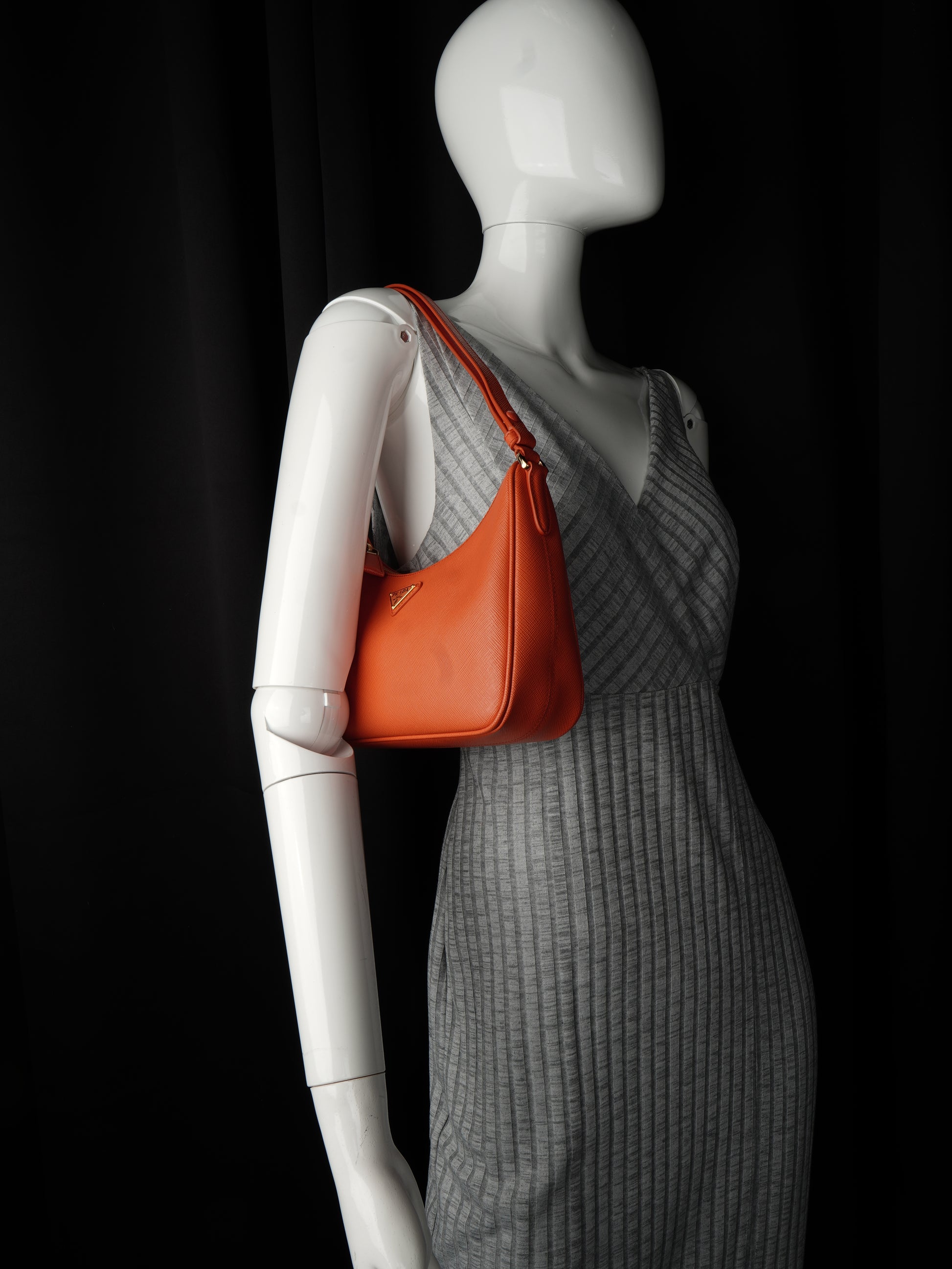 Prada Hobo Saffiano Leather