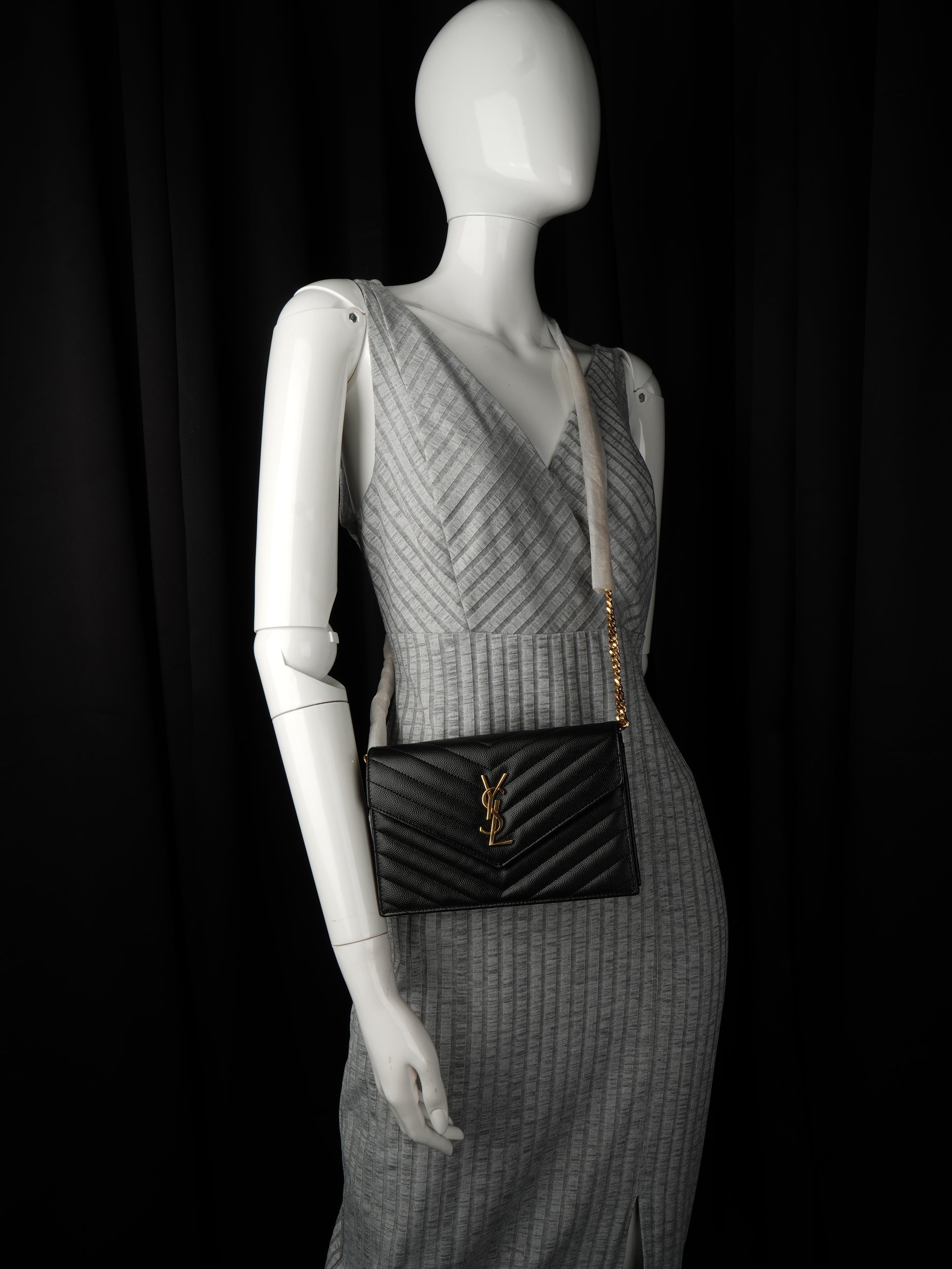 Saint Laurent Envelope Wallet on Chain