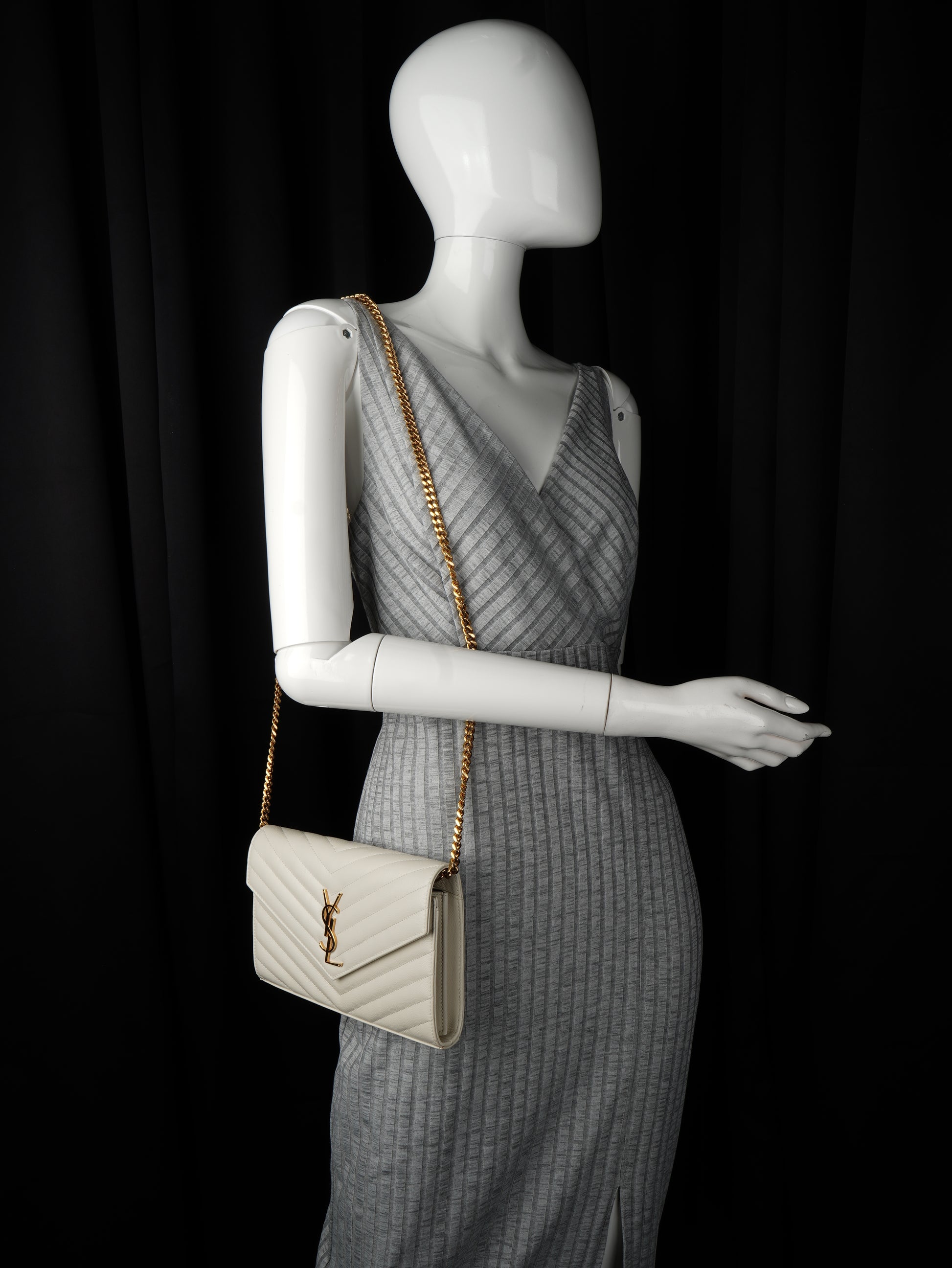 Saint Laurent Wallet on Chain Large