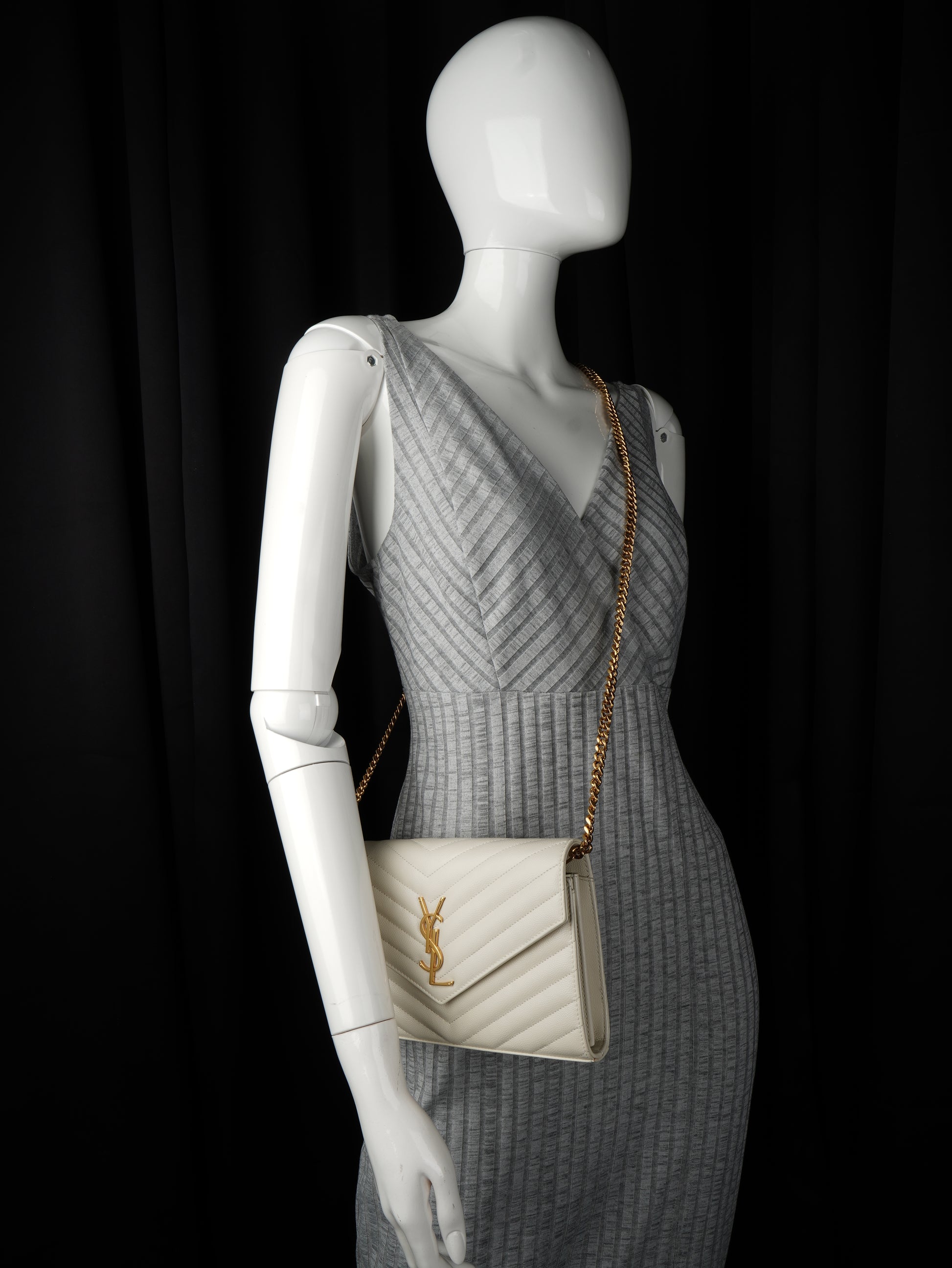 Saint Laurent Wallet on Chain Large