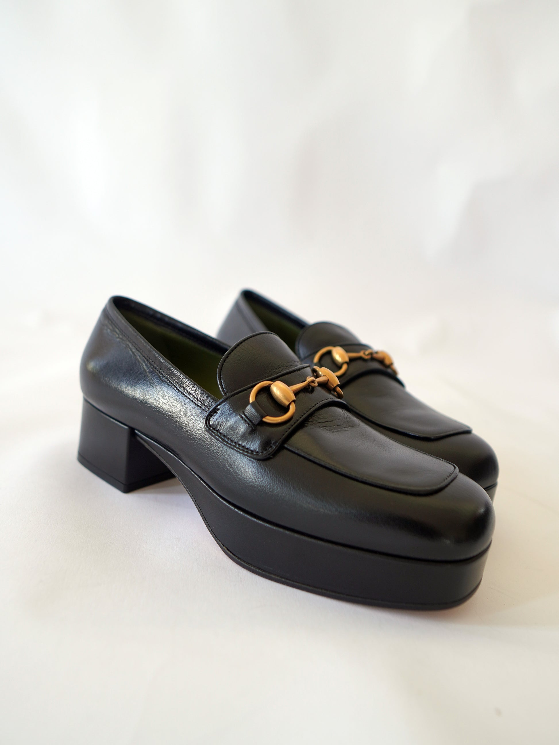 Gucci Houdan Platform Loafers 38
