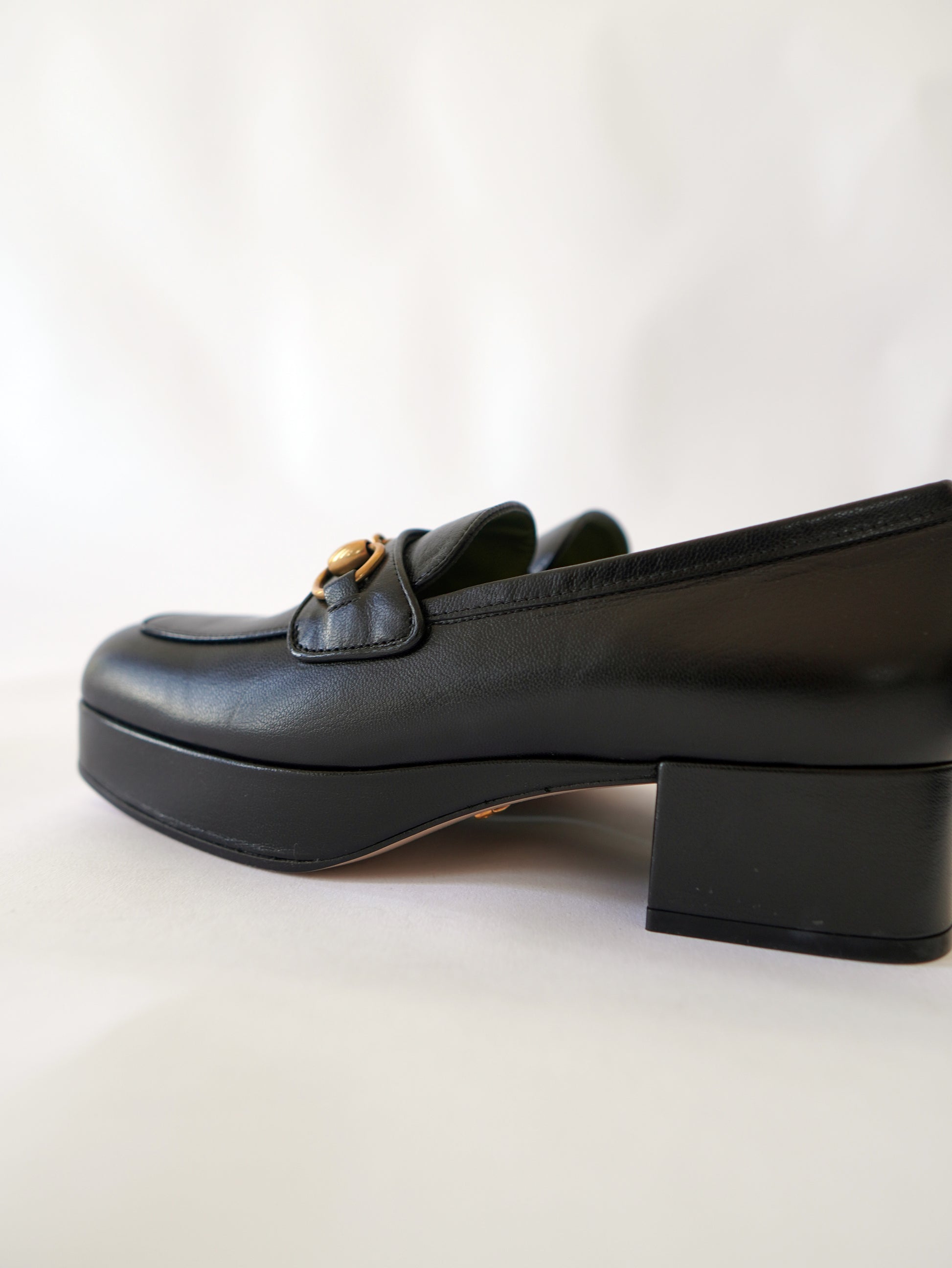 Gucci Houdan Platform Loafers 38