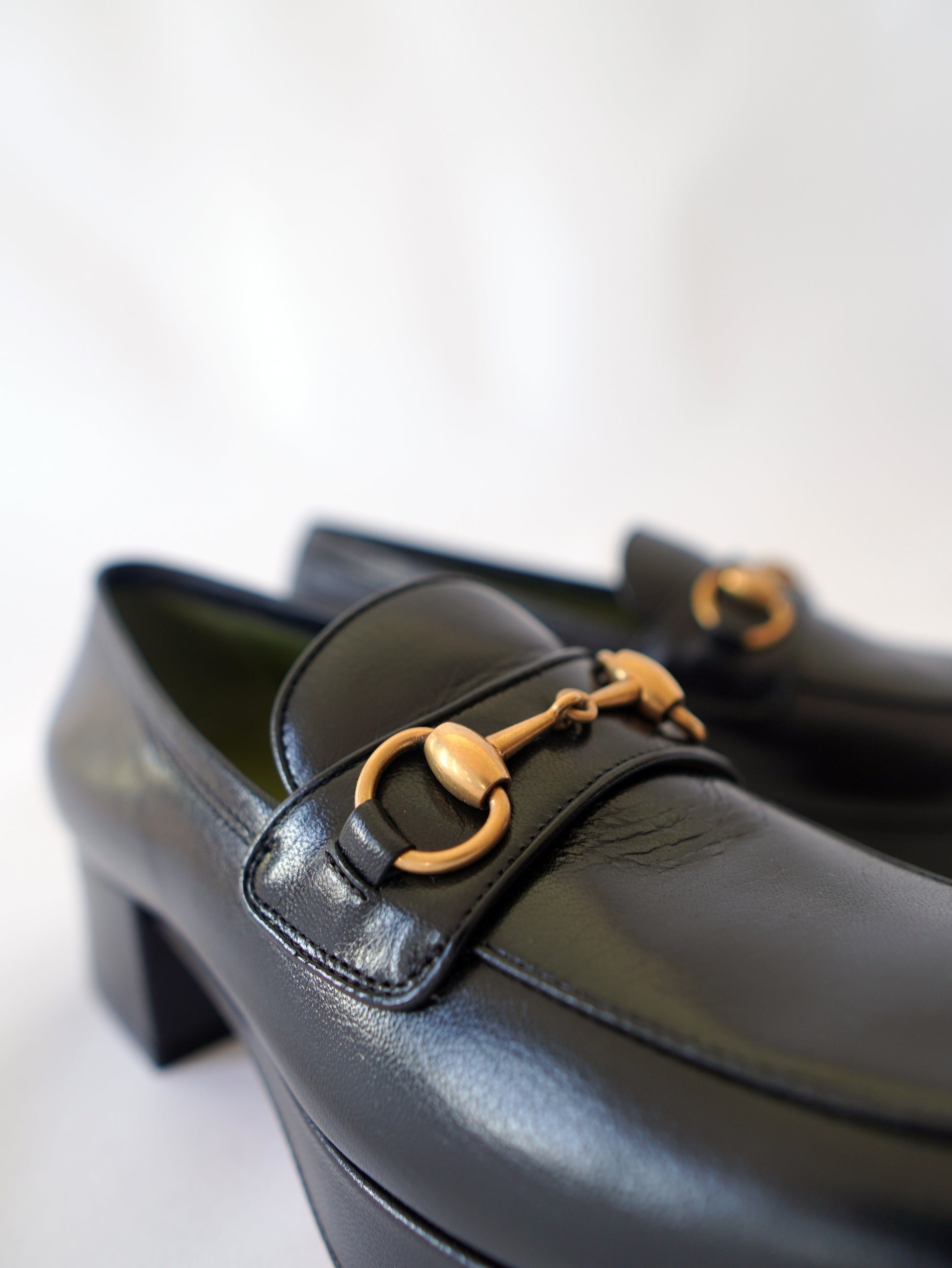 Gucci Houdan Platform Loafers 38