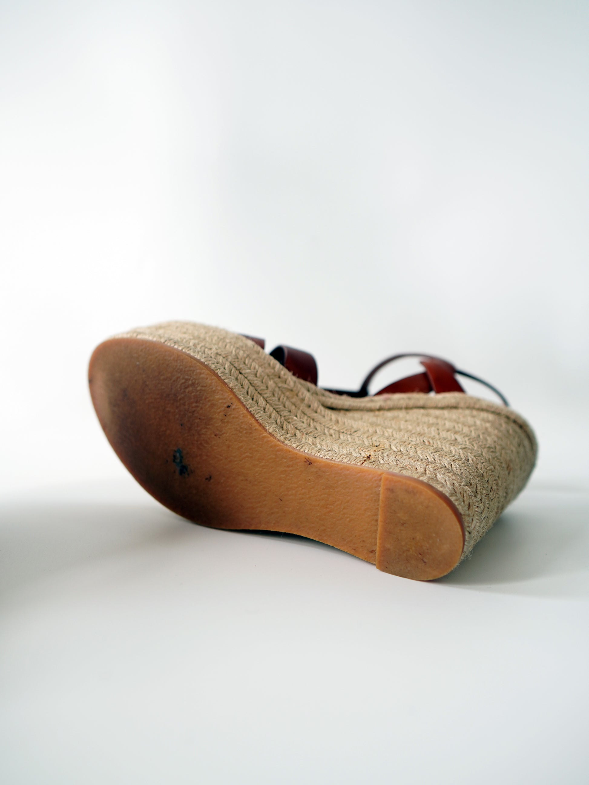 Saint Laurent Tribute Espadrilles Wedge 38