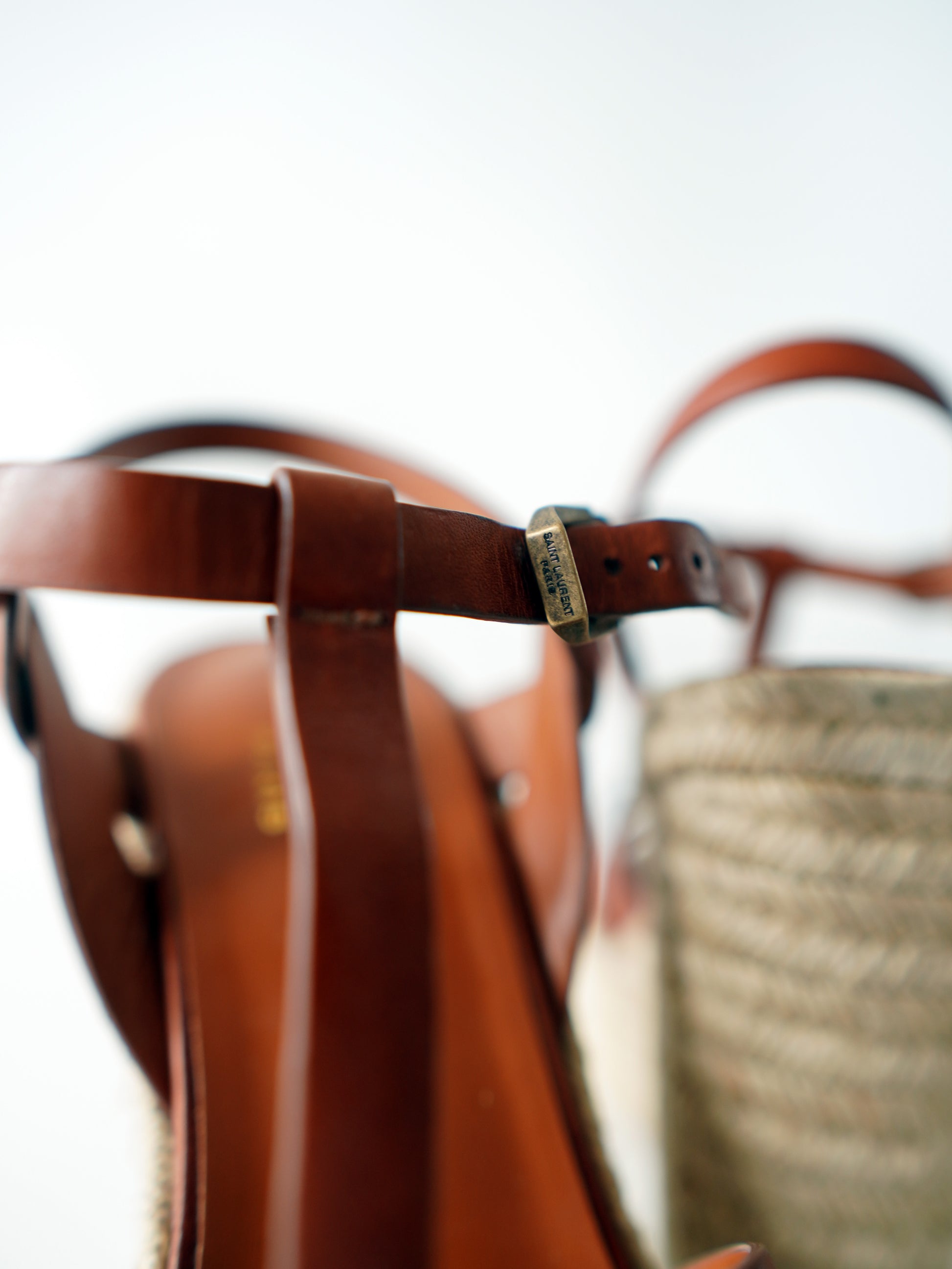 Saint Laurent Tribute Espadrilles Wedge 38