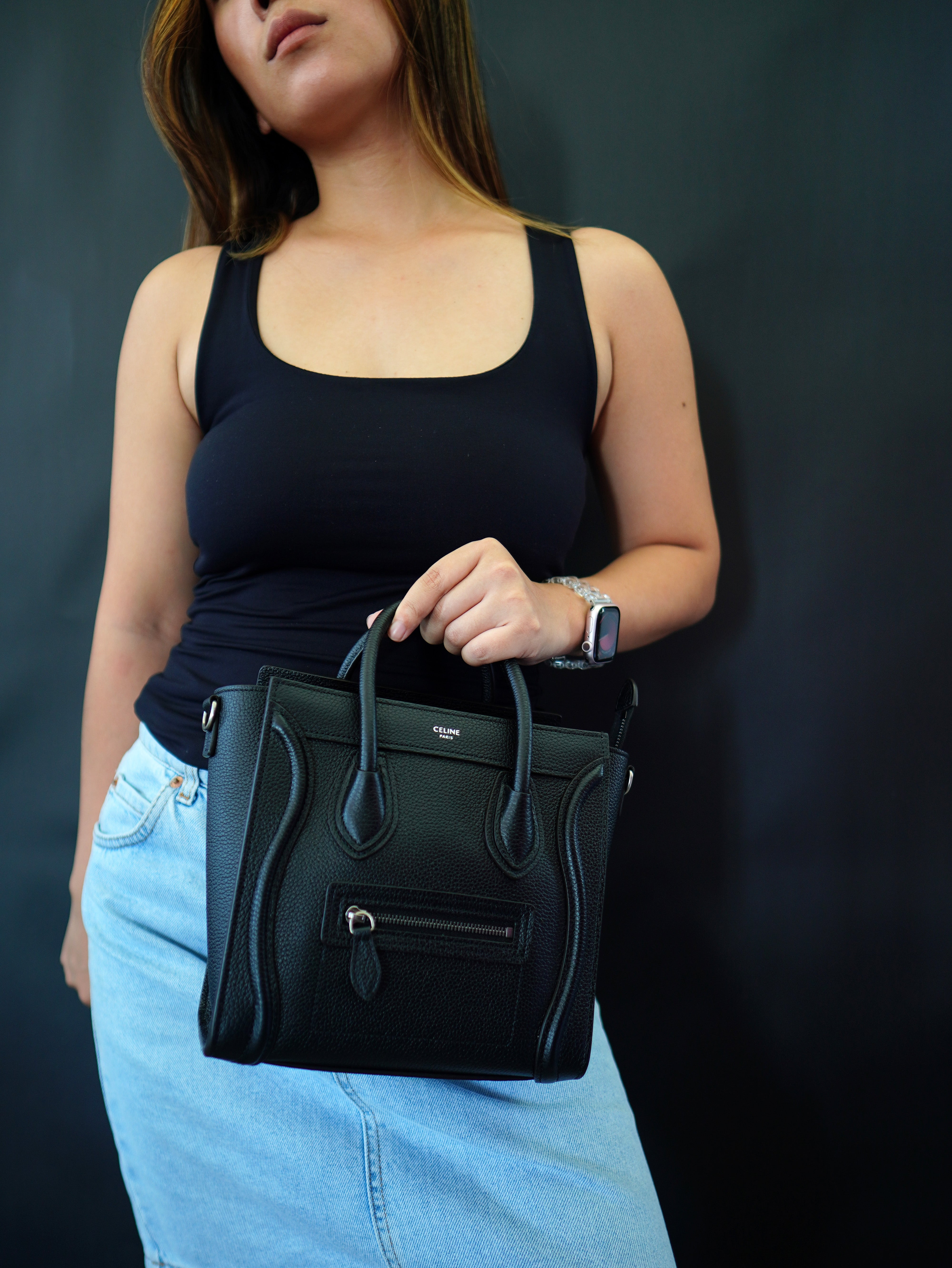Celine Nano Luggage Grained | Preloved Authentic Luxury Bag