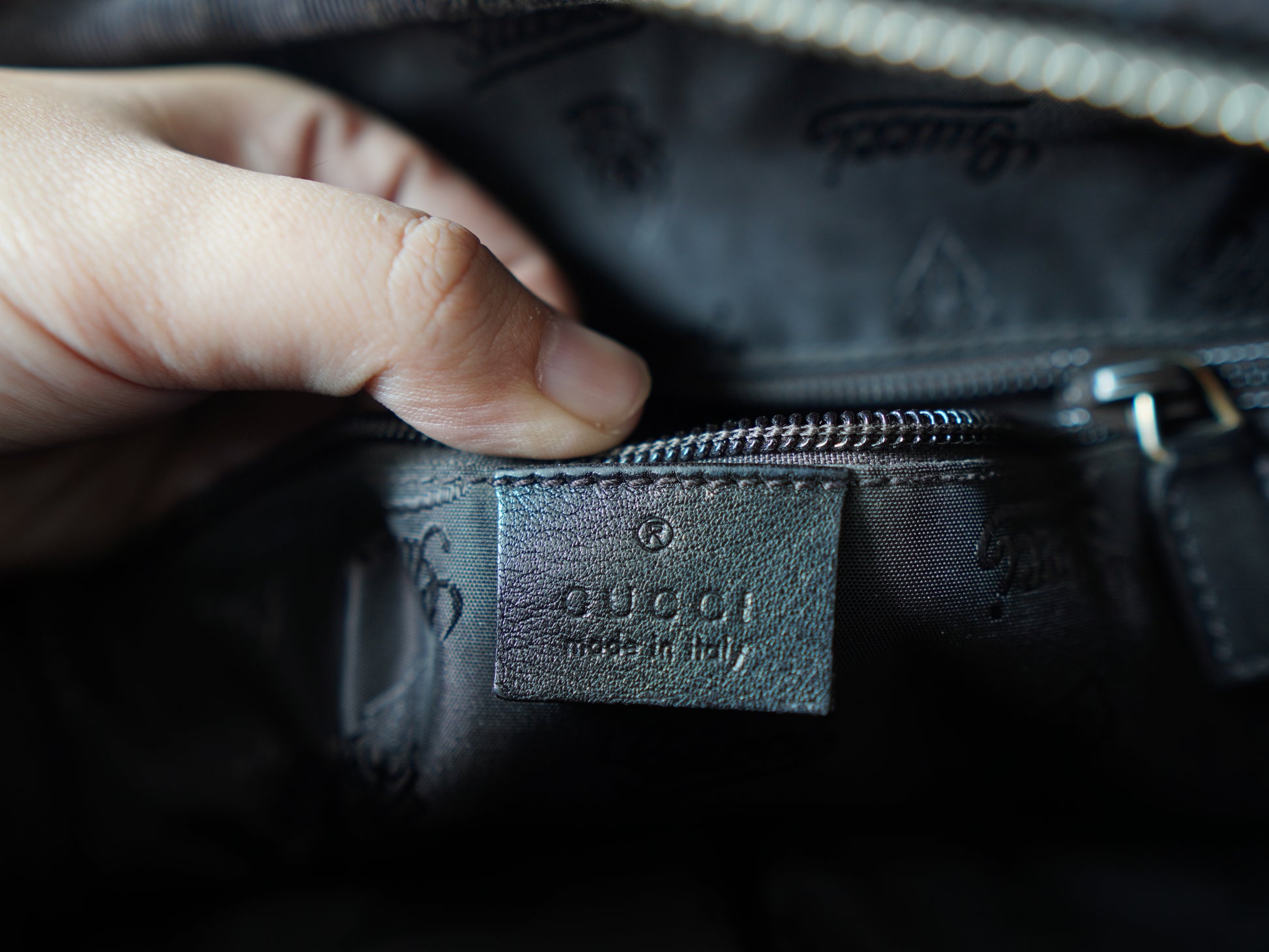 Gucci Guccissima Messenger Bag