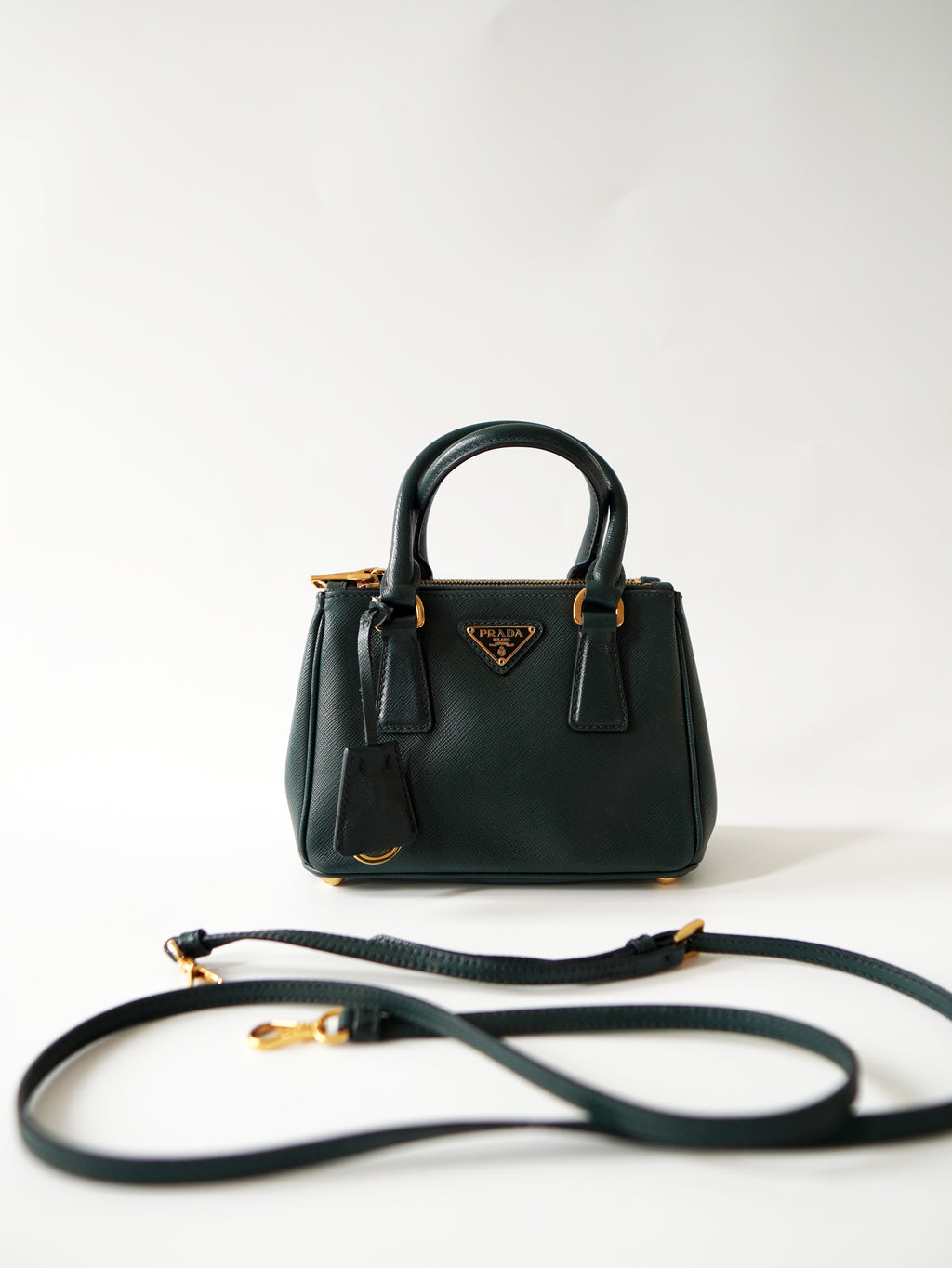 Prada Saffiano Lux Micro Galleria