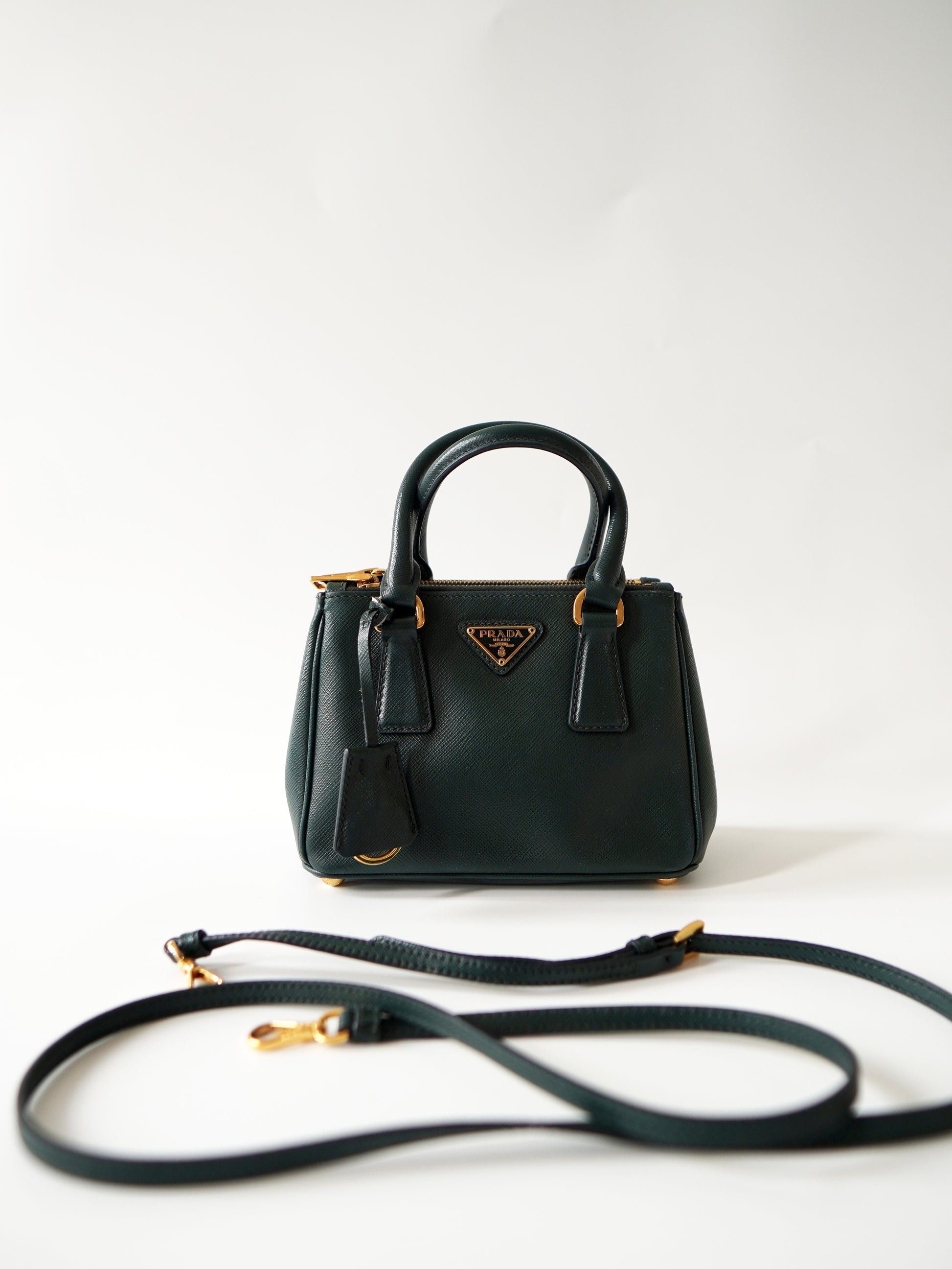Prada Saffiano Lux Micro Galleria
