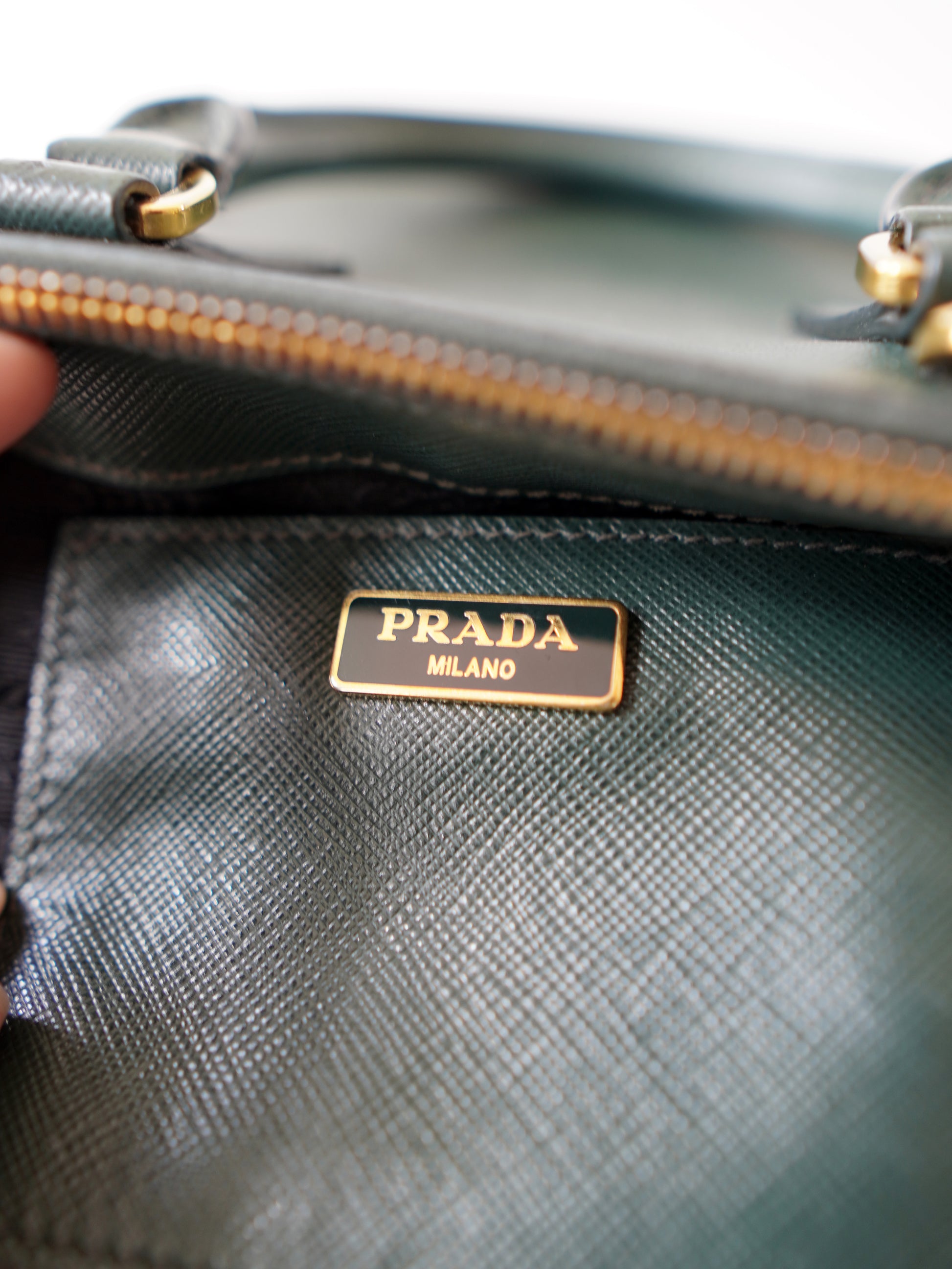 Prada Saffiano Lux Micro Galleria