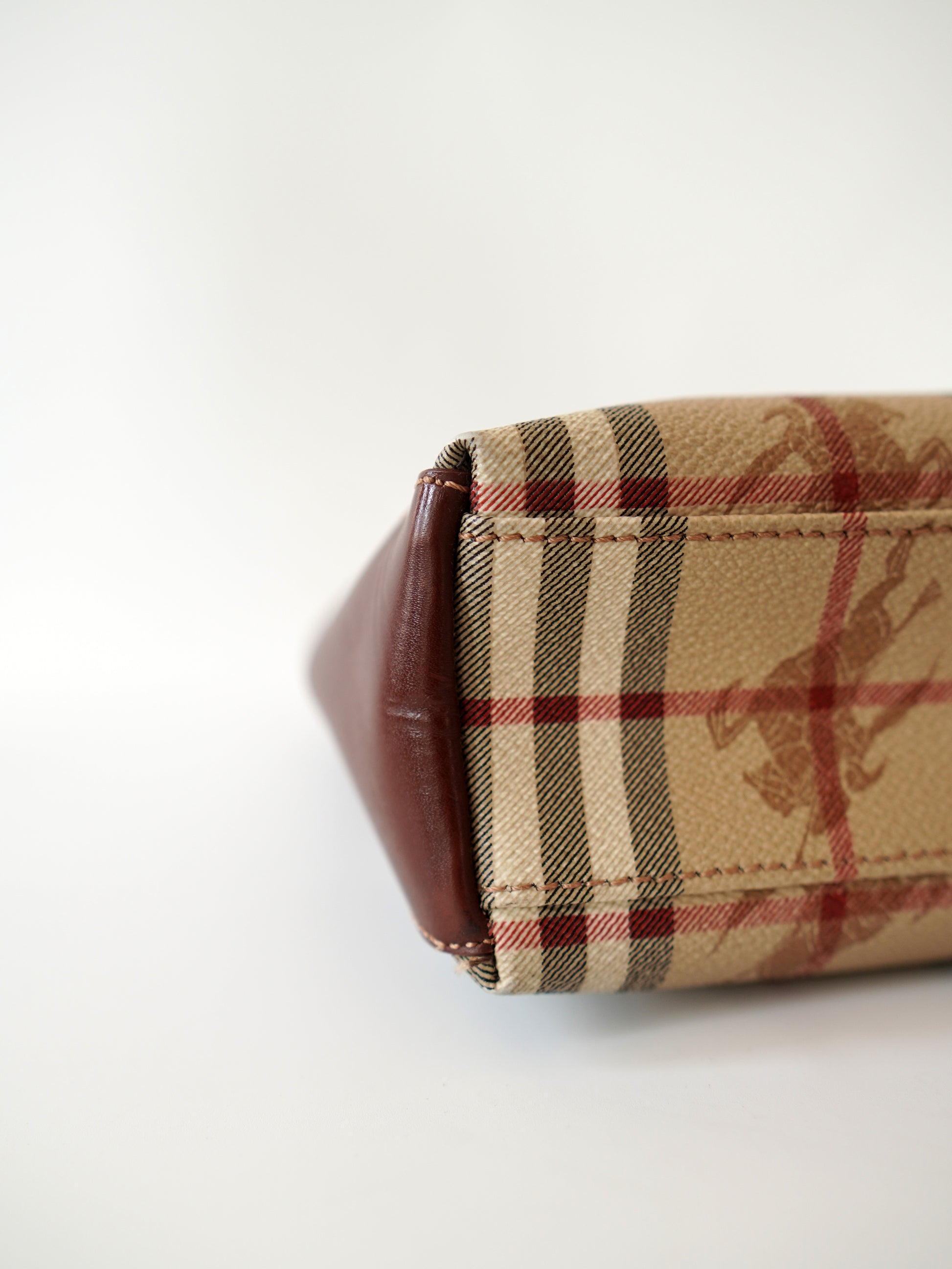 Burberry Haymarket Check Hobo