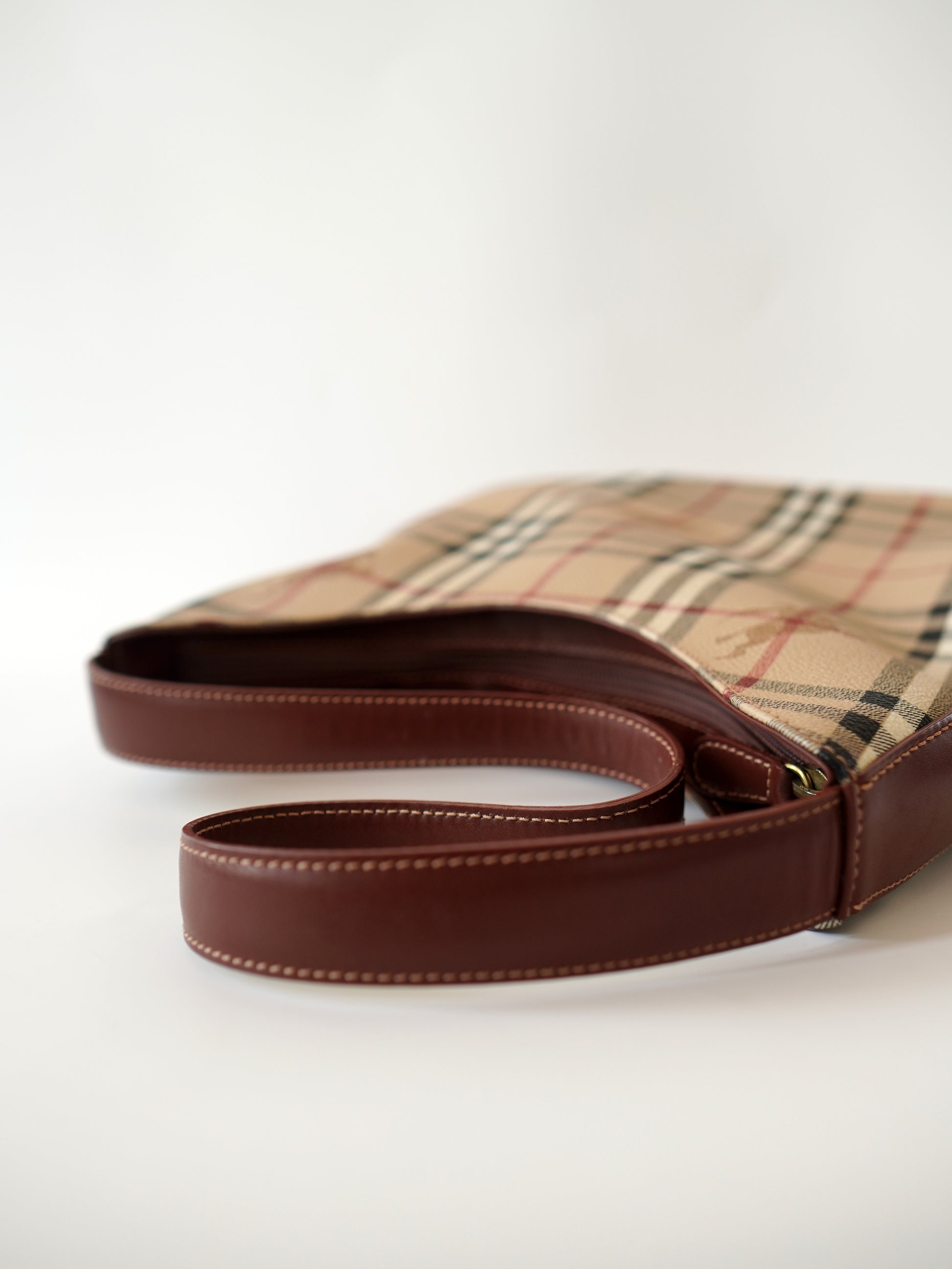 Burberry Haymarket Check Hobo
