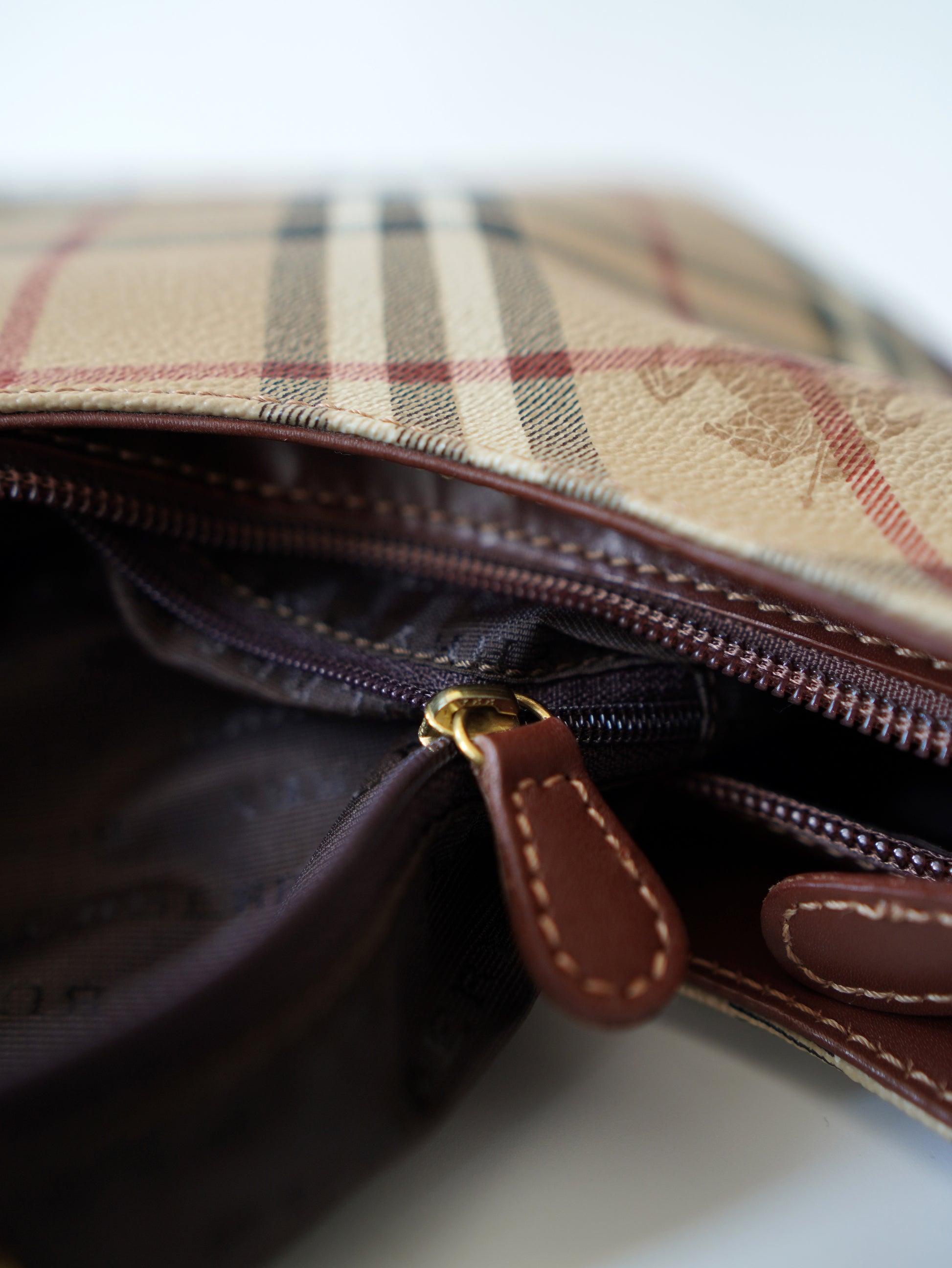 Burberry Haymarket Check Hobo