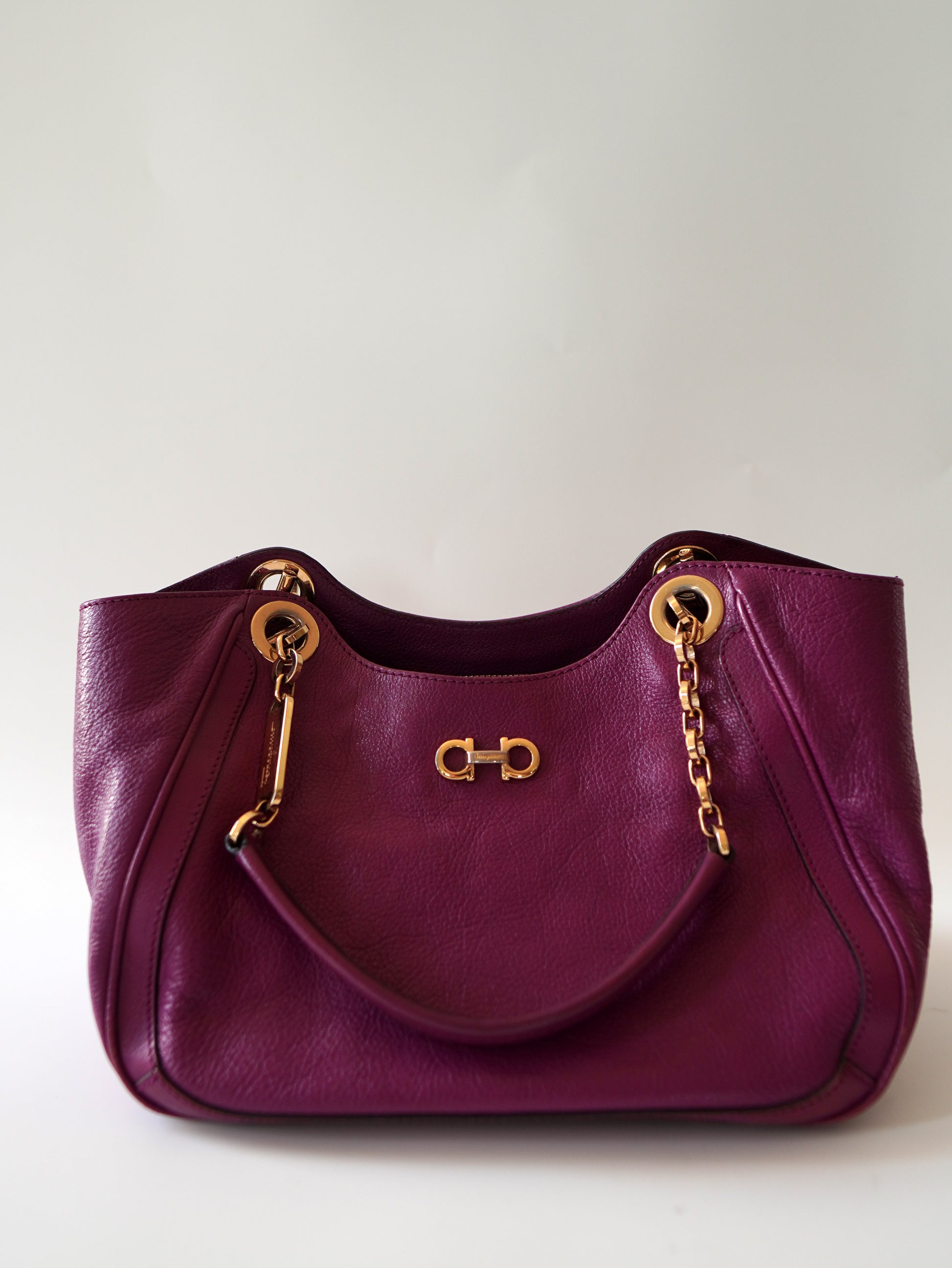 Salvatore Ferragamo Betulla Chain Tote