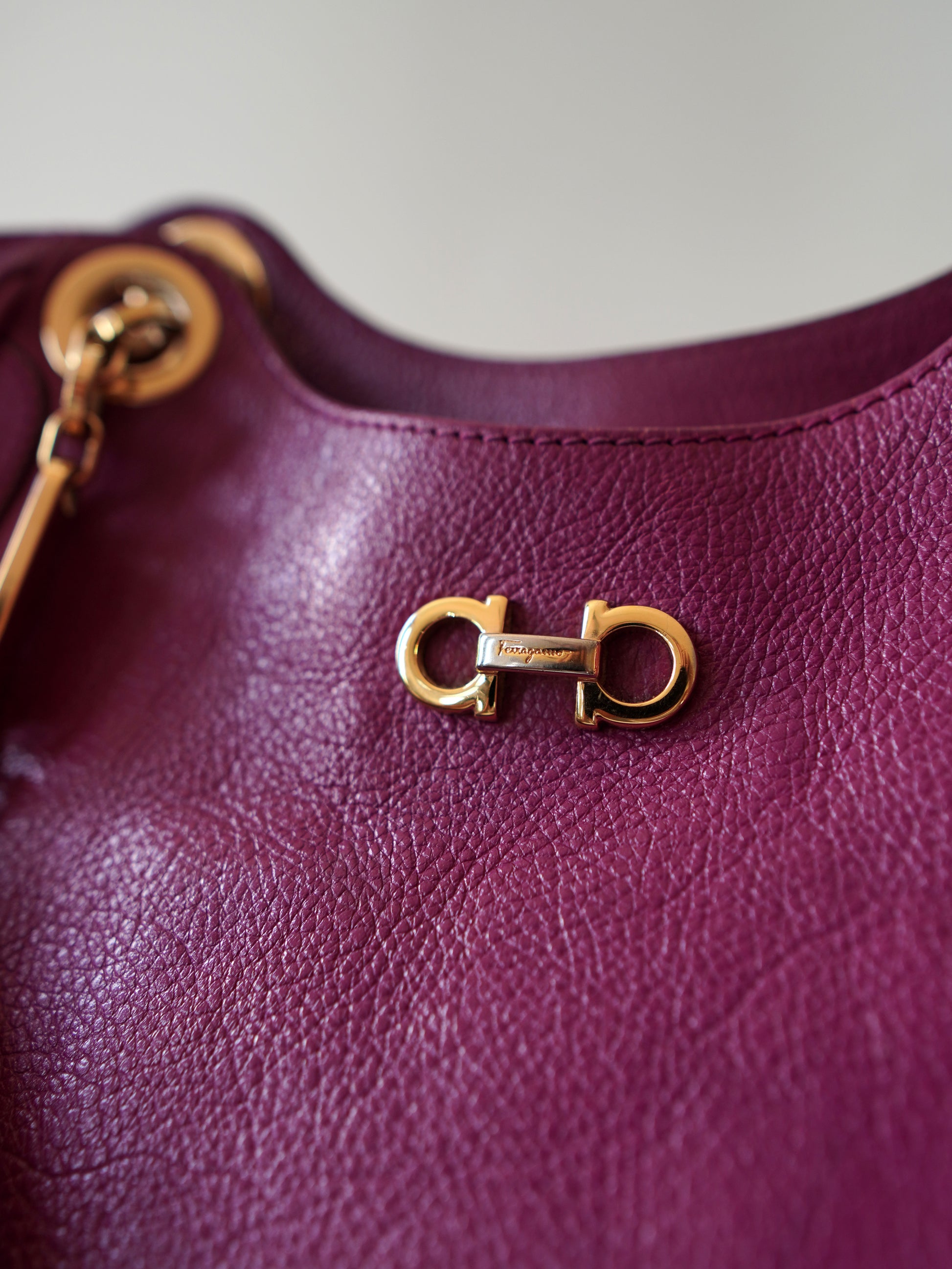 Salvatore Ferragamo Betulla Chain Tote