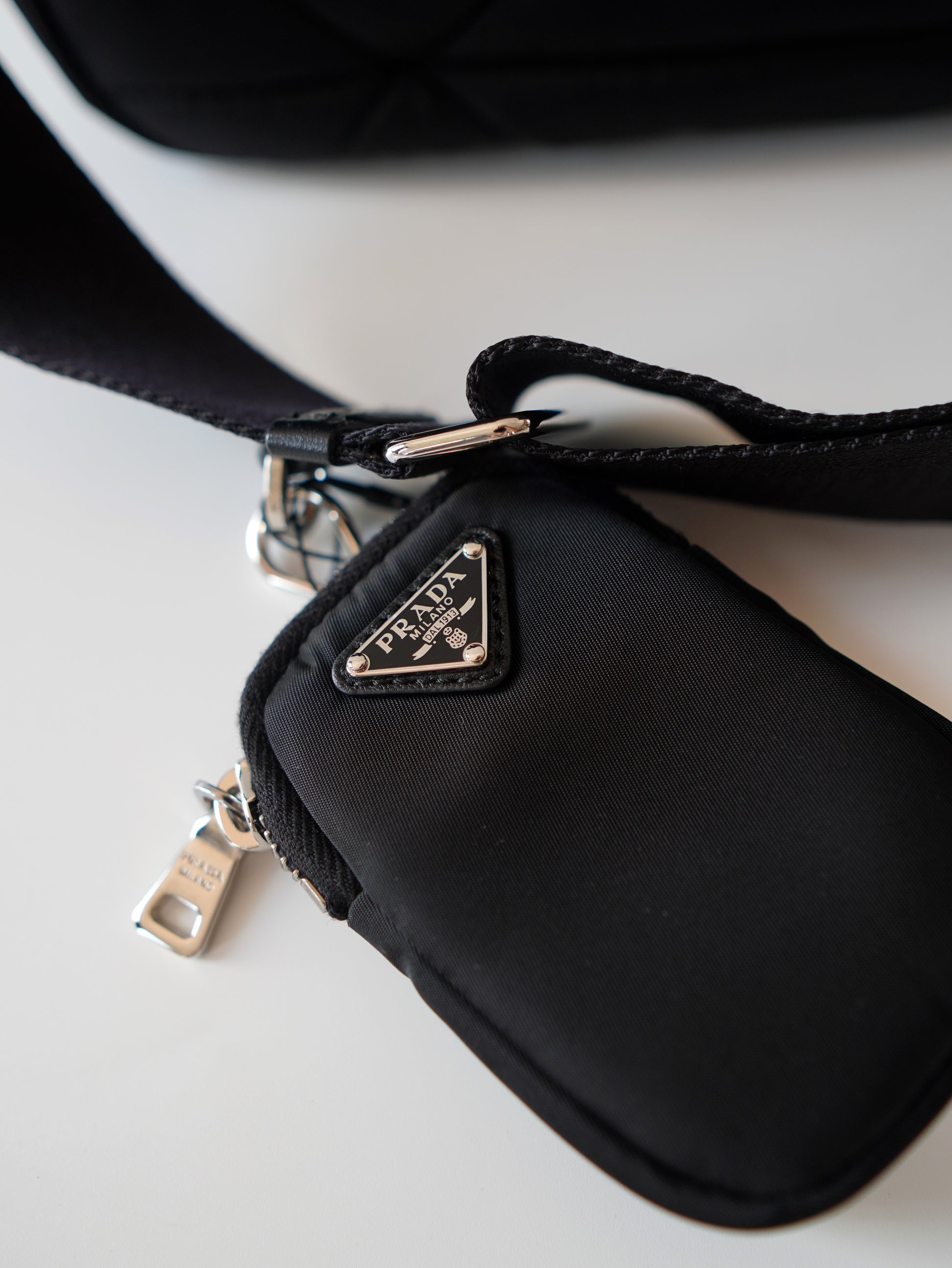 Prada Re-nylon Quilted Patchwork Re-edition Hobo