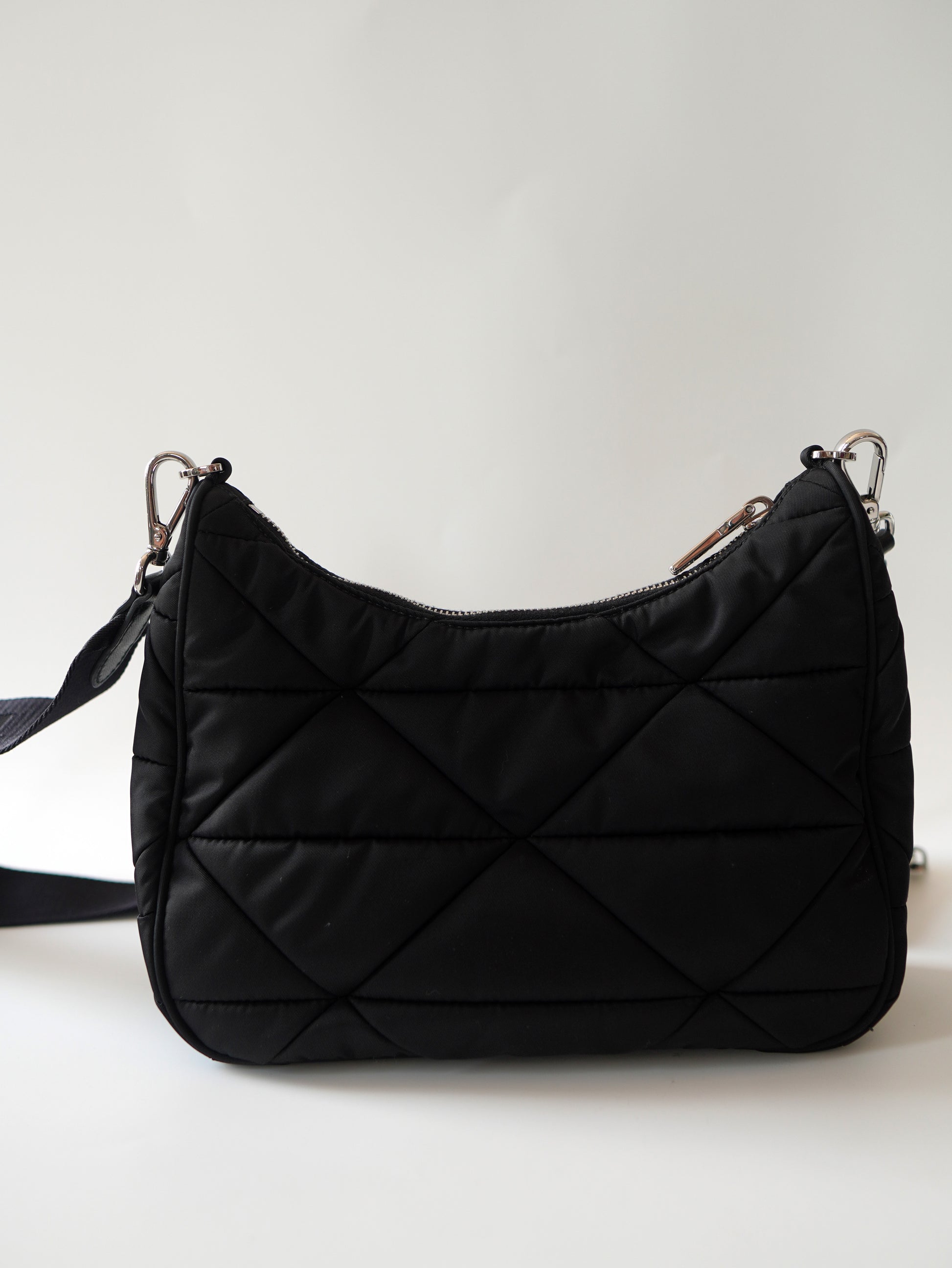 Prada Re-nylon Quilted Patchwork Re-edition Hobo