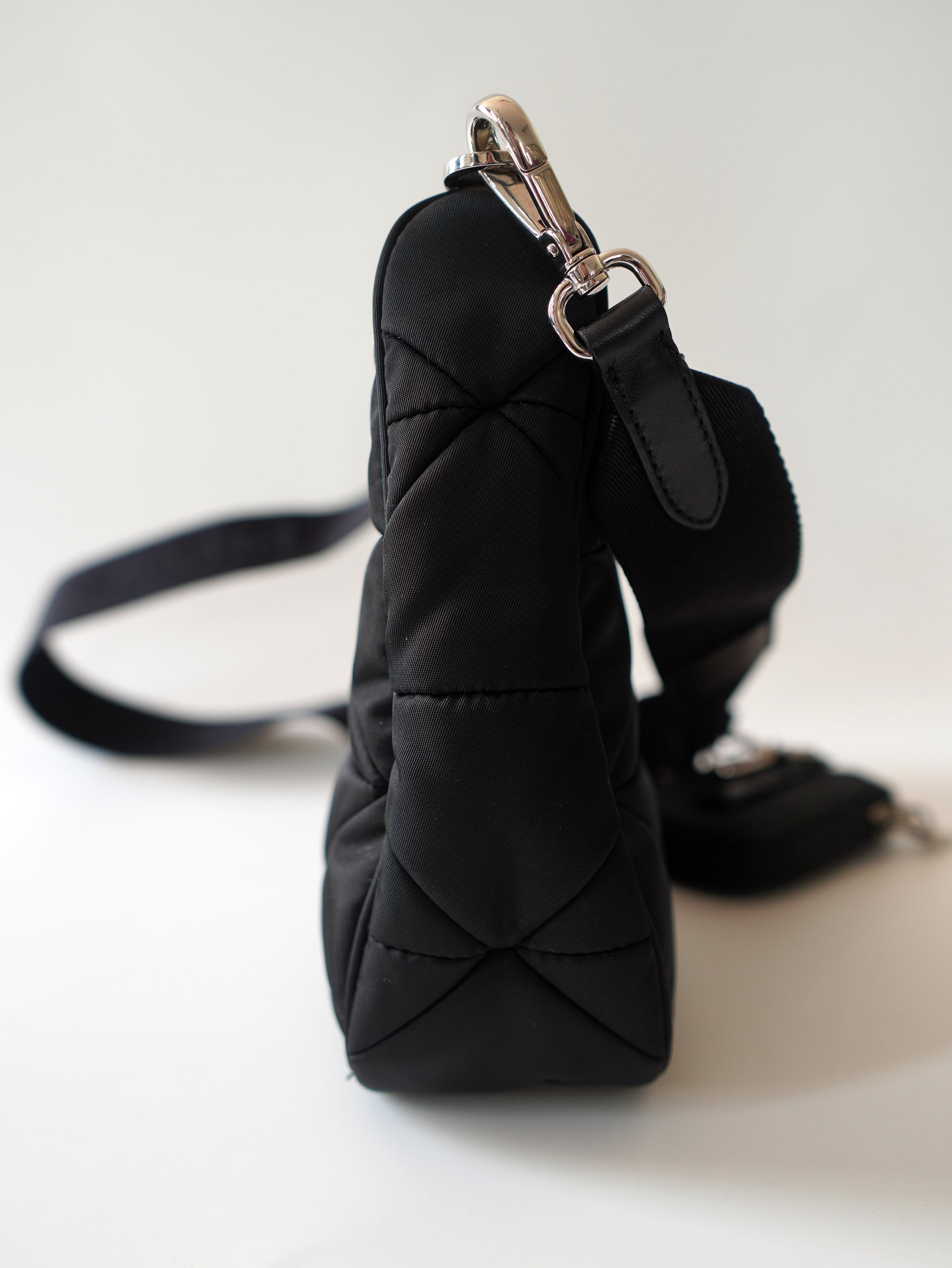 Prada Re-nylon Quilted Patchwork Re-edition Hobo