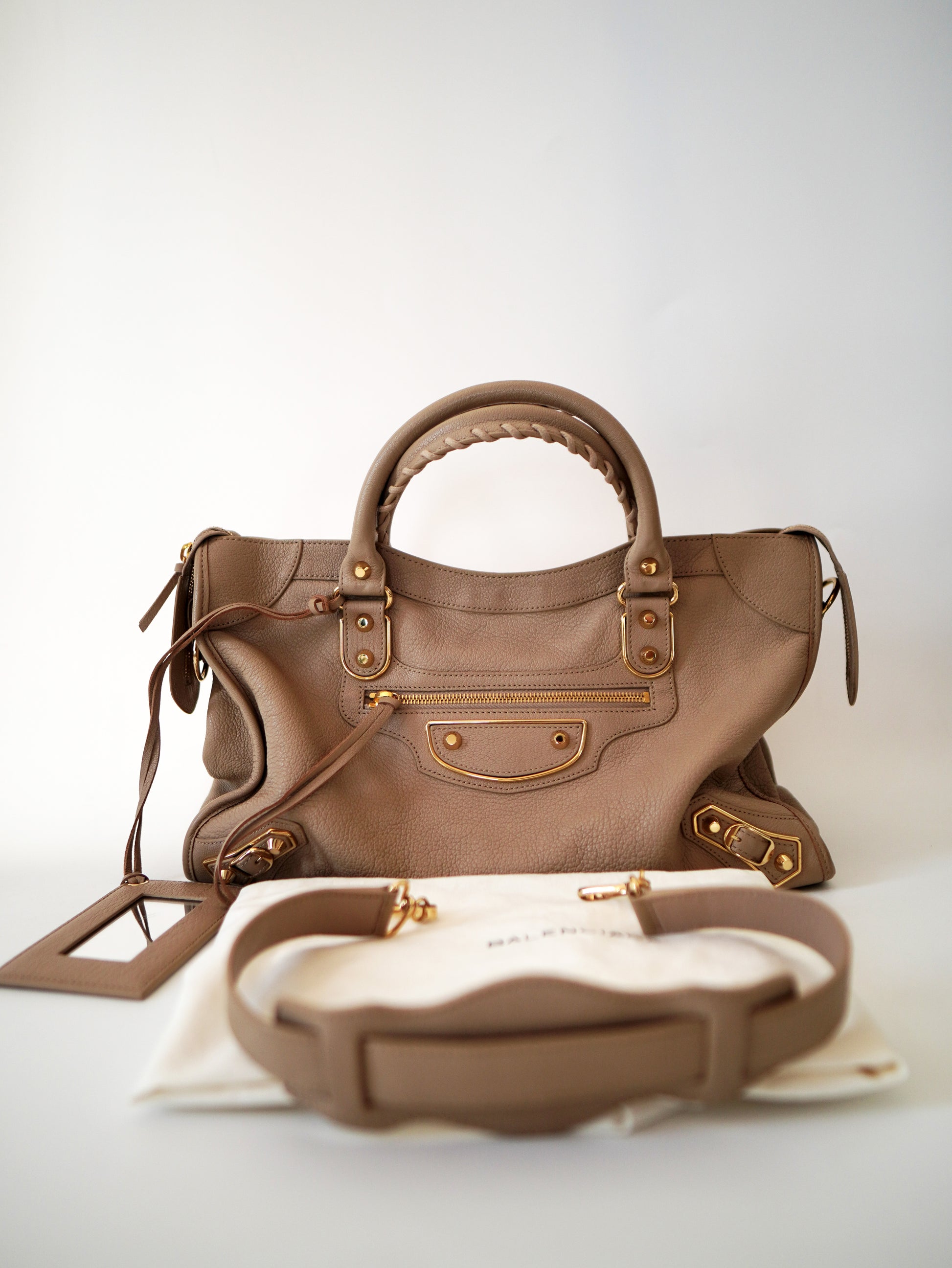 Balenciaga Medium City Metallic Edge