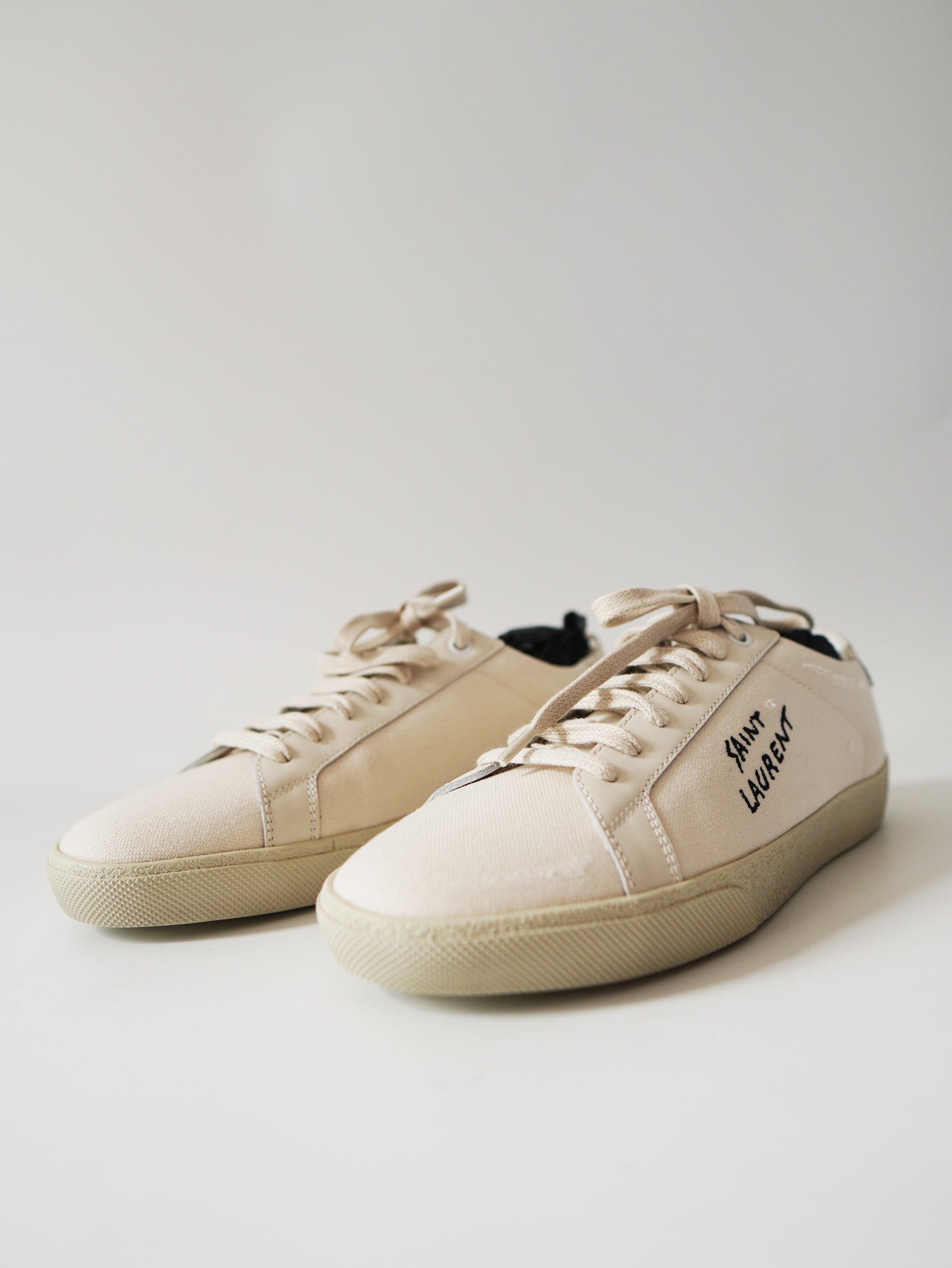 Saint Laurent Court Canvas Sneakers 39