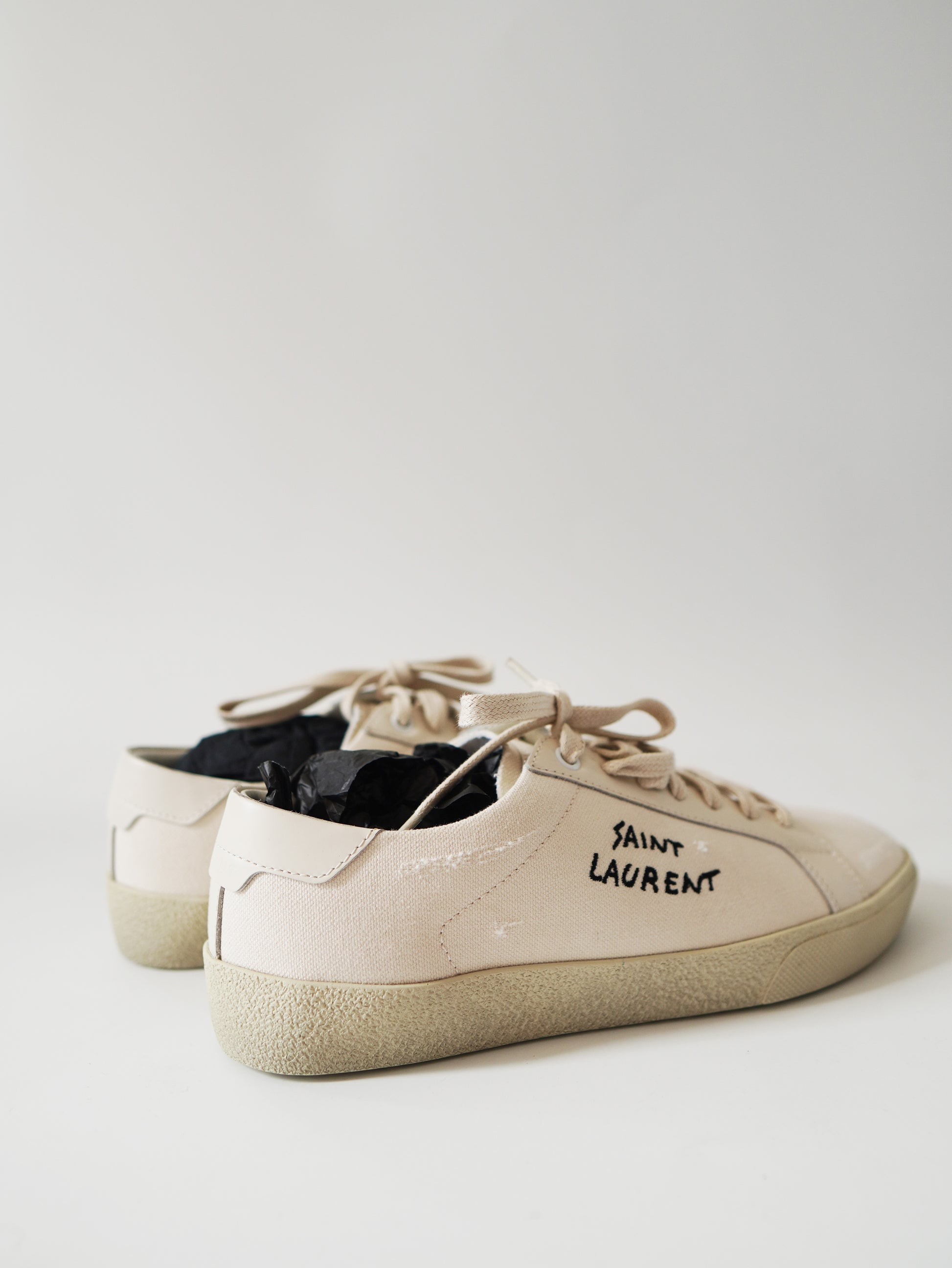 Saint Laurent Court Canvas Sneakers 39