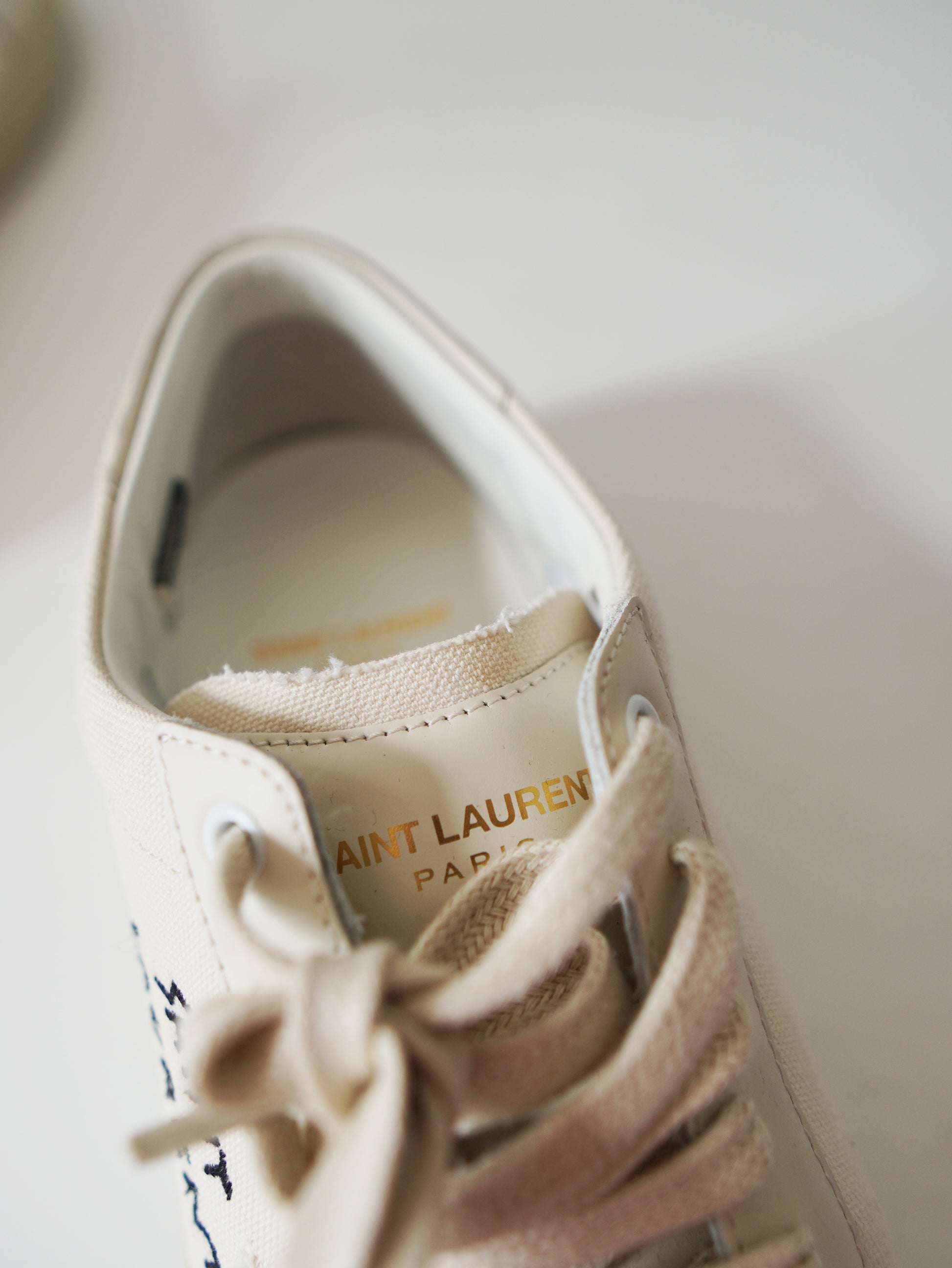 Saint Laurent Court Canvas Sneakers 39