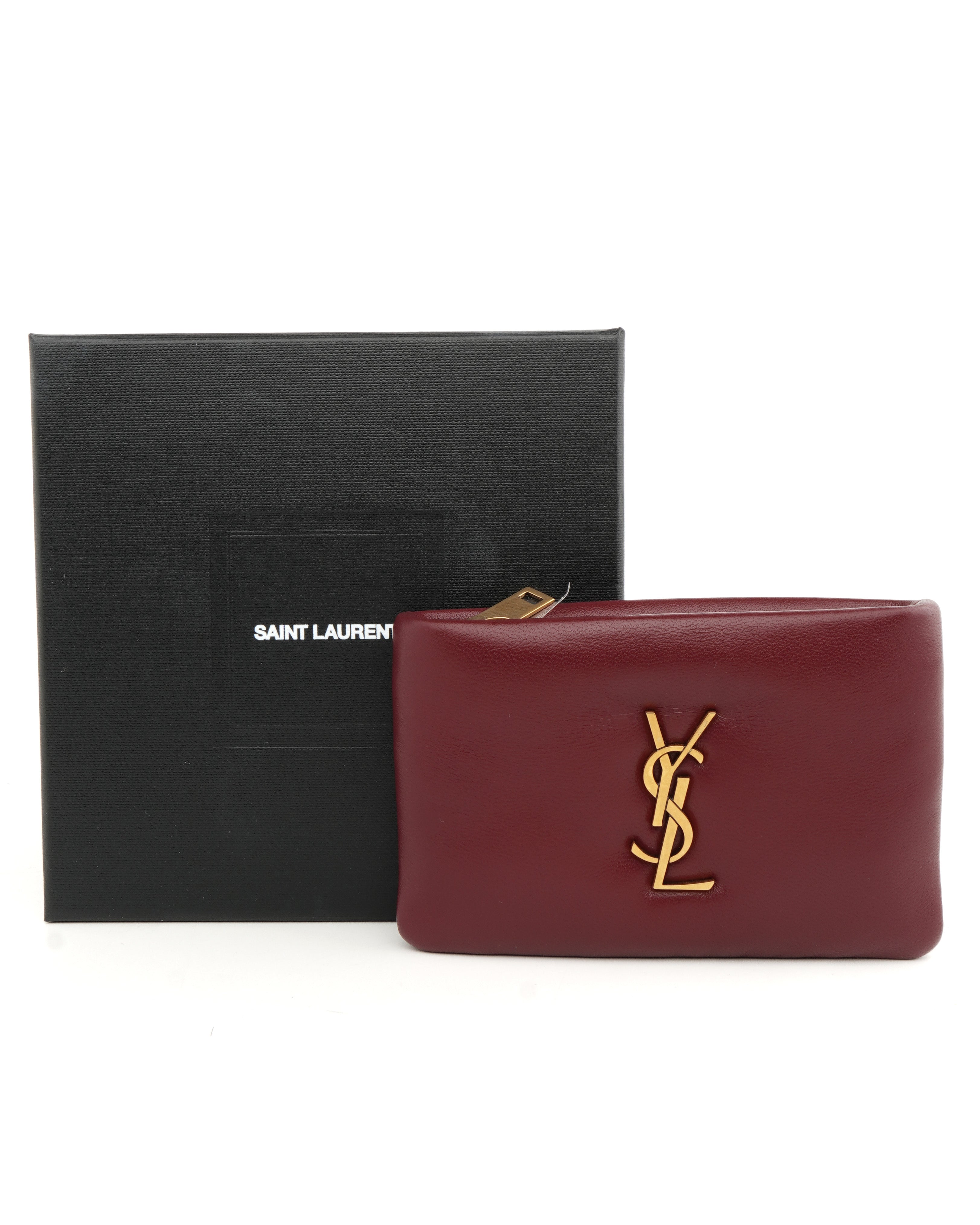 Saint Laurent Calypso Zipped Card Case | Preloved Authentic Luxury