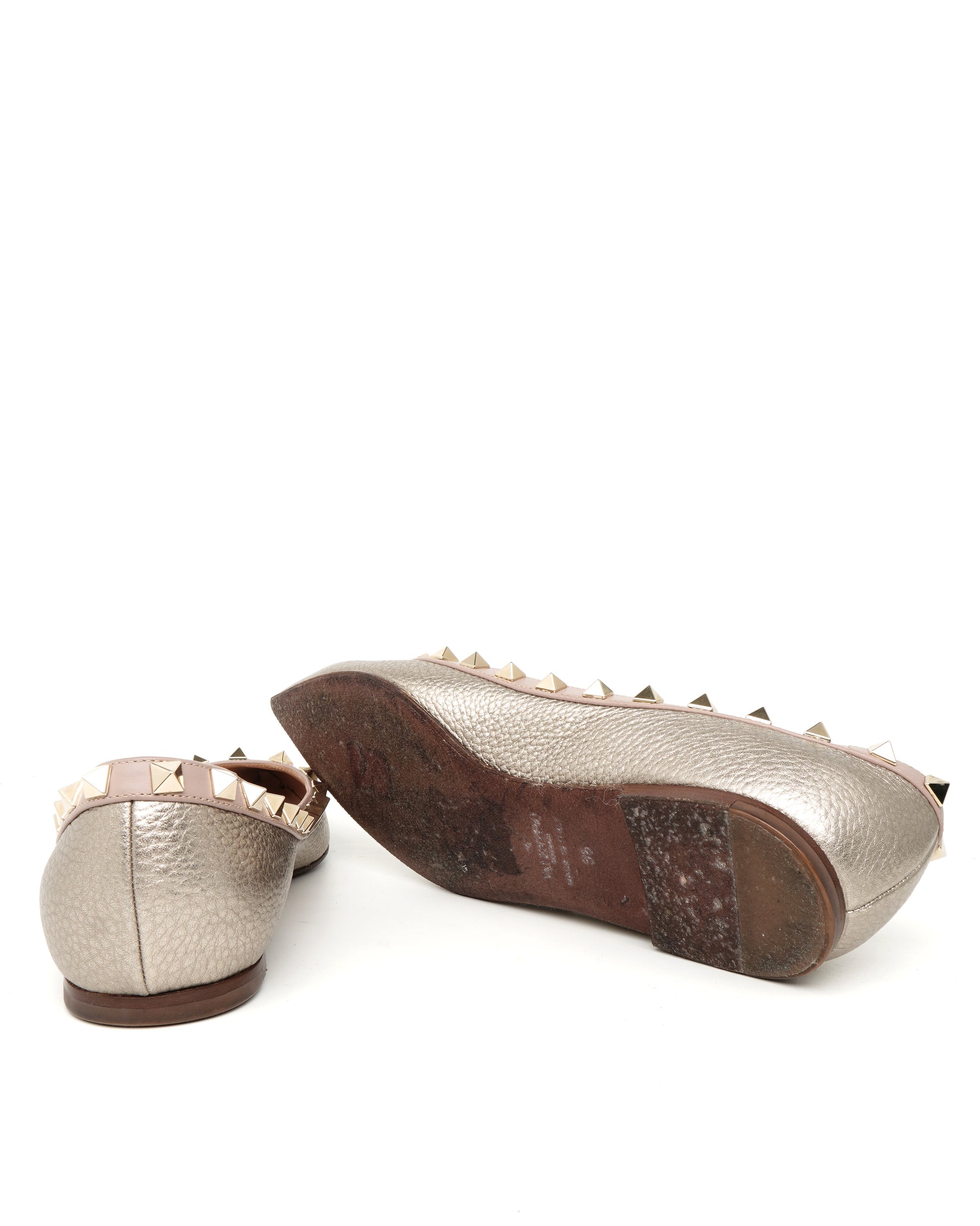 Valentino Rockstud Ballet Flats 36