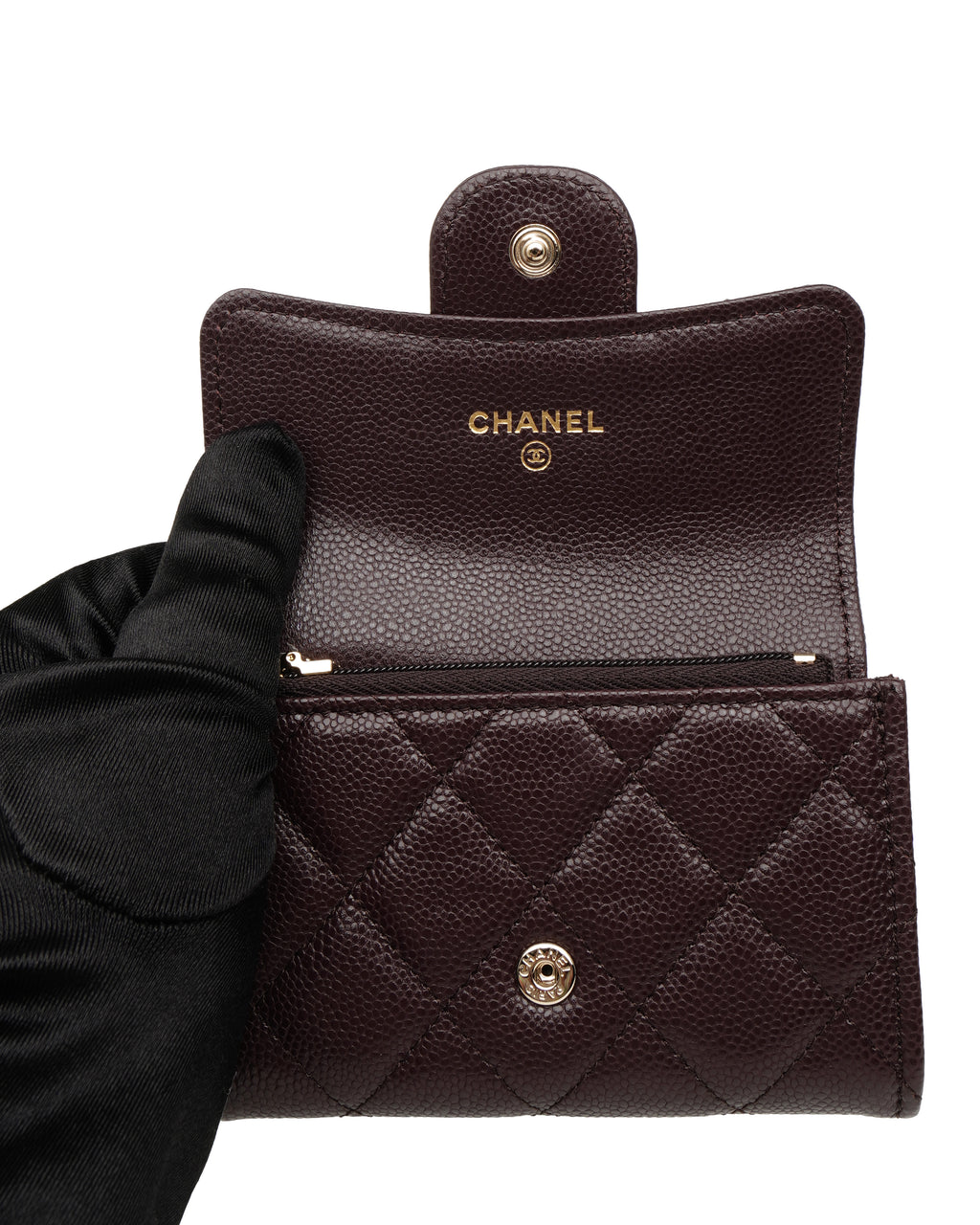 Chanel Flap Card Holder with Zipper