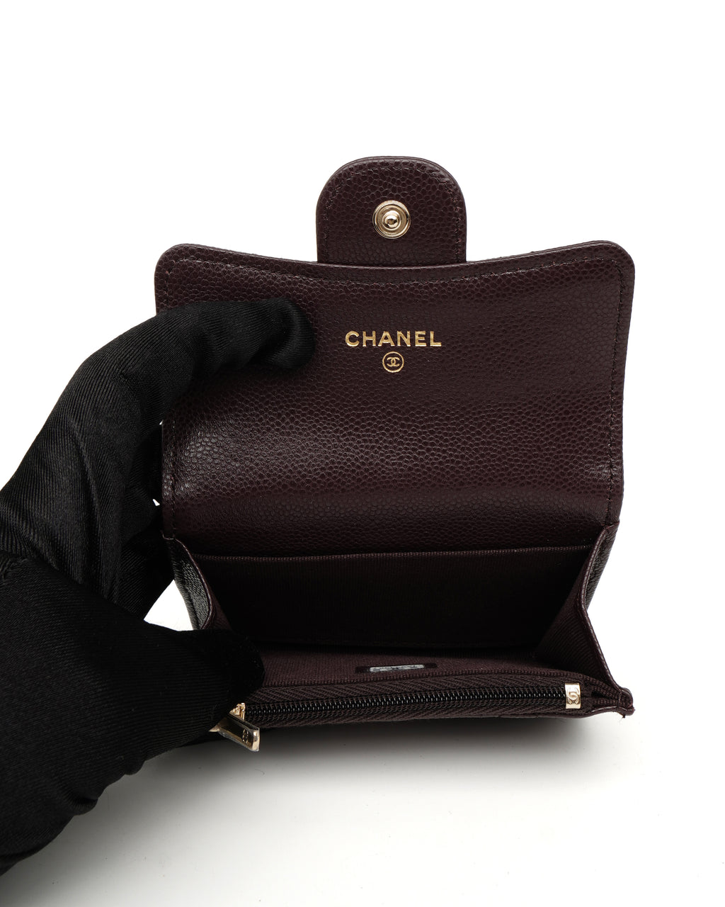 Chanel Flap Card Holder with Zipper