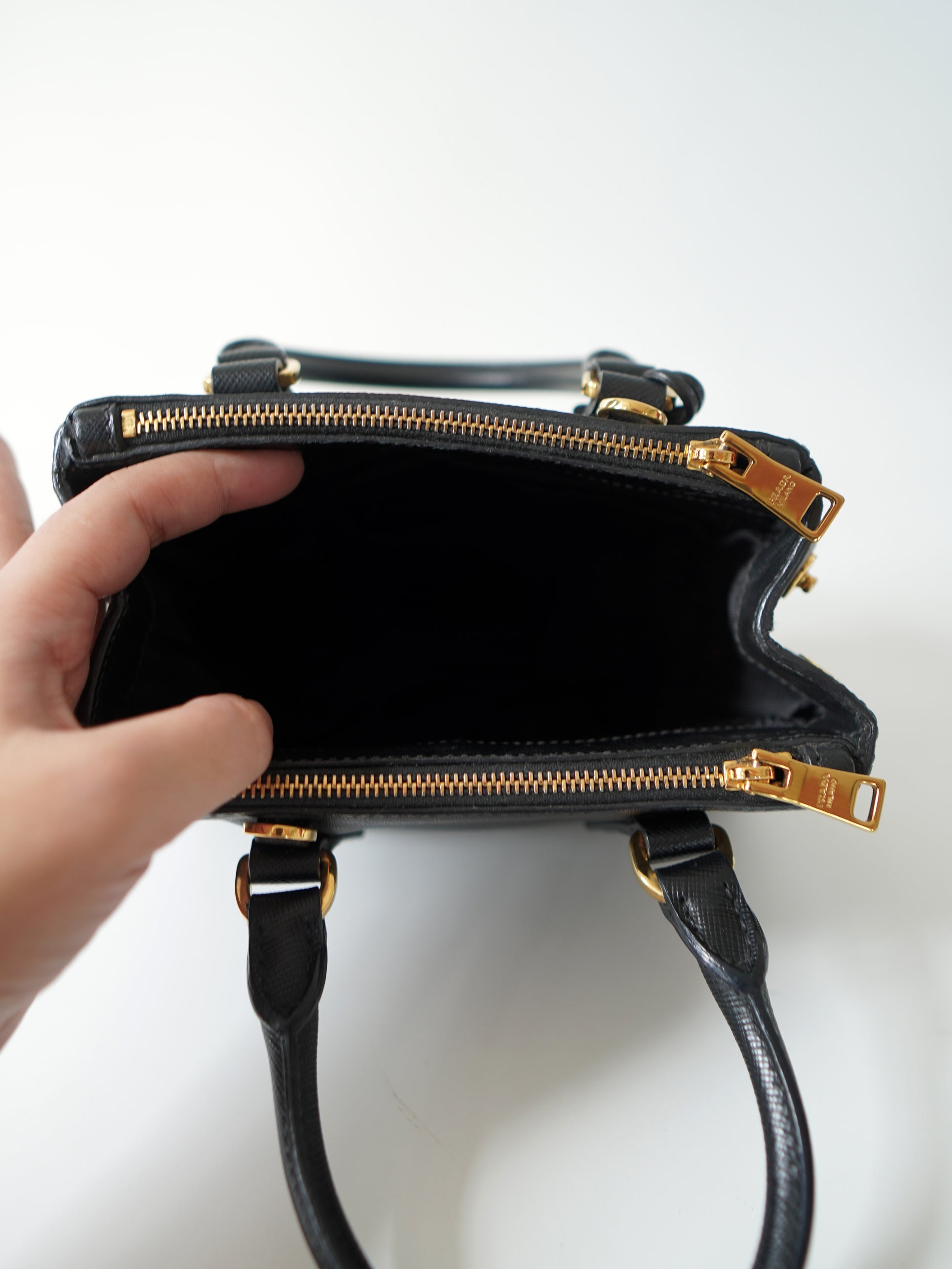 Prada Saffiano Lux Galleria Micro