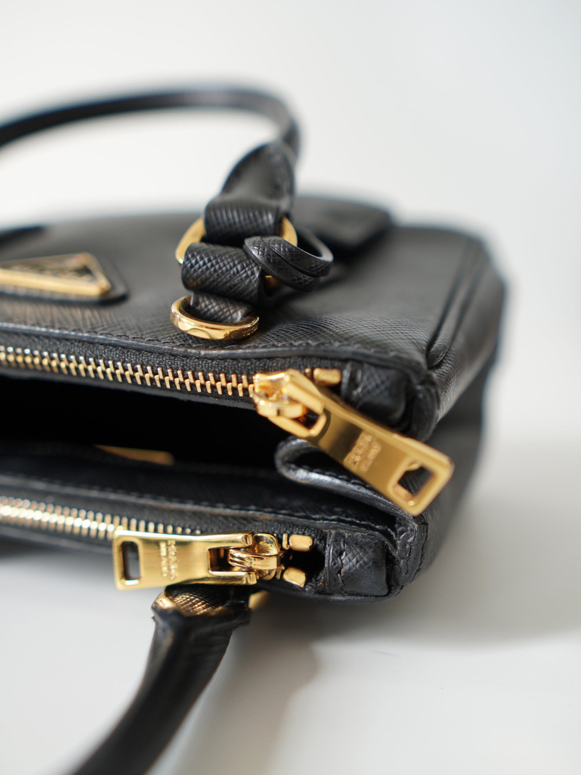 Prada Saffiano Lux Galleria Micro