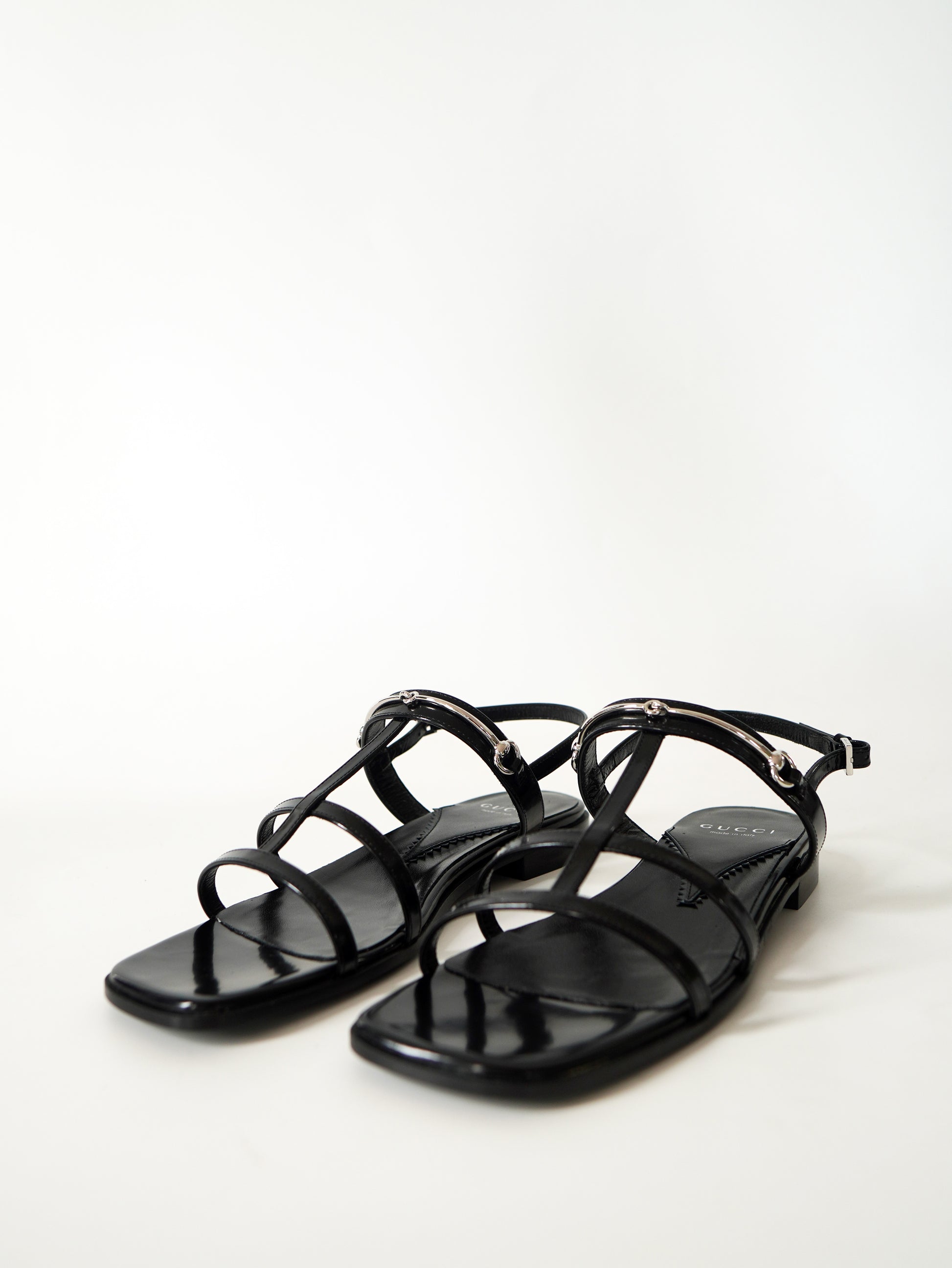 Gucci Horsebit Divine Sandals 37