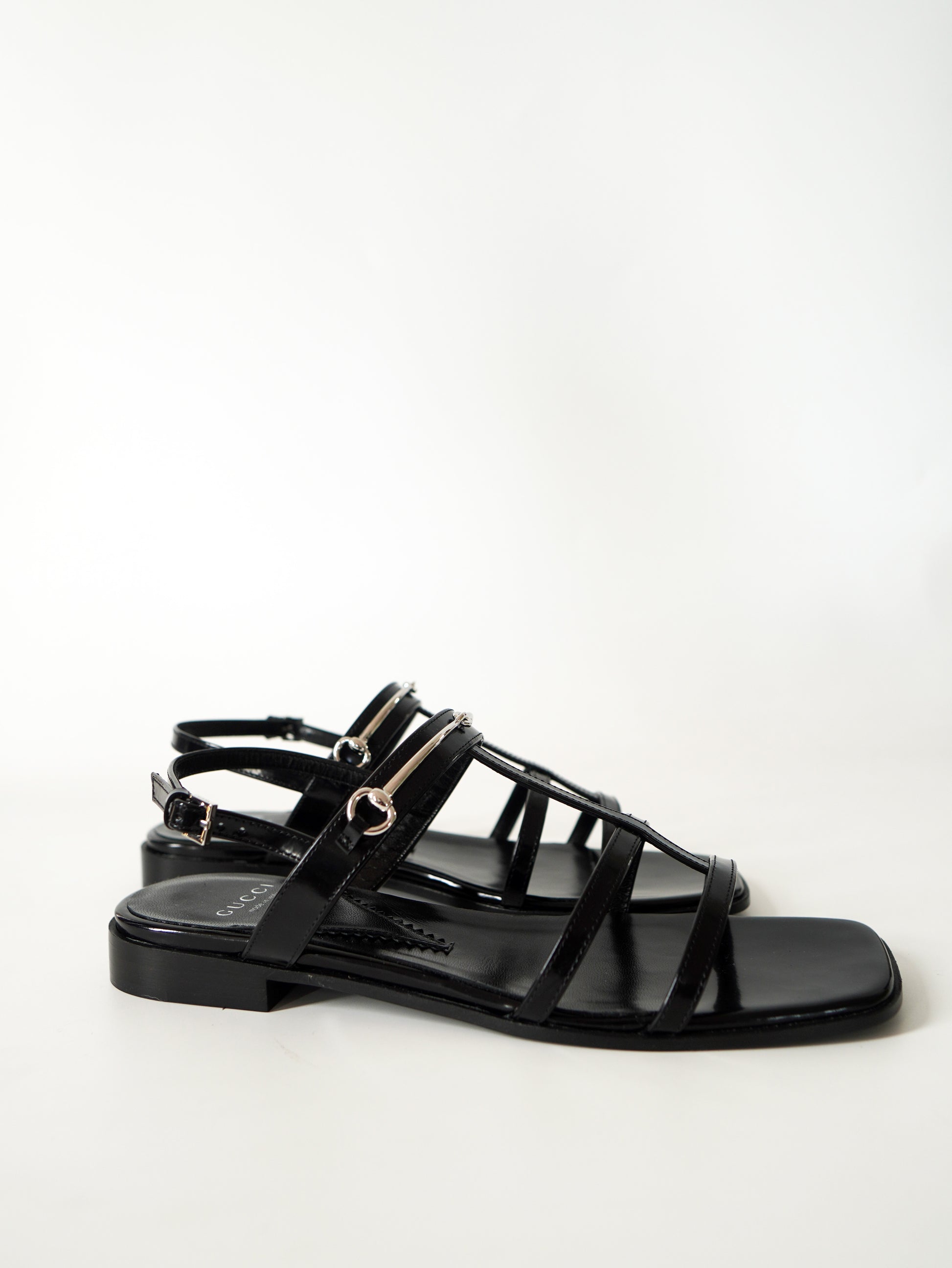 Gucci Horsebit Divine Sandals 37