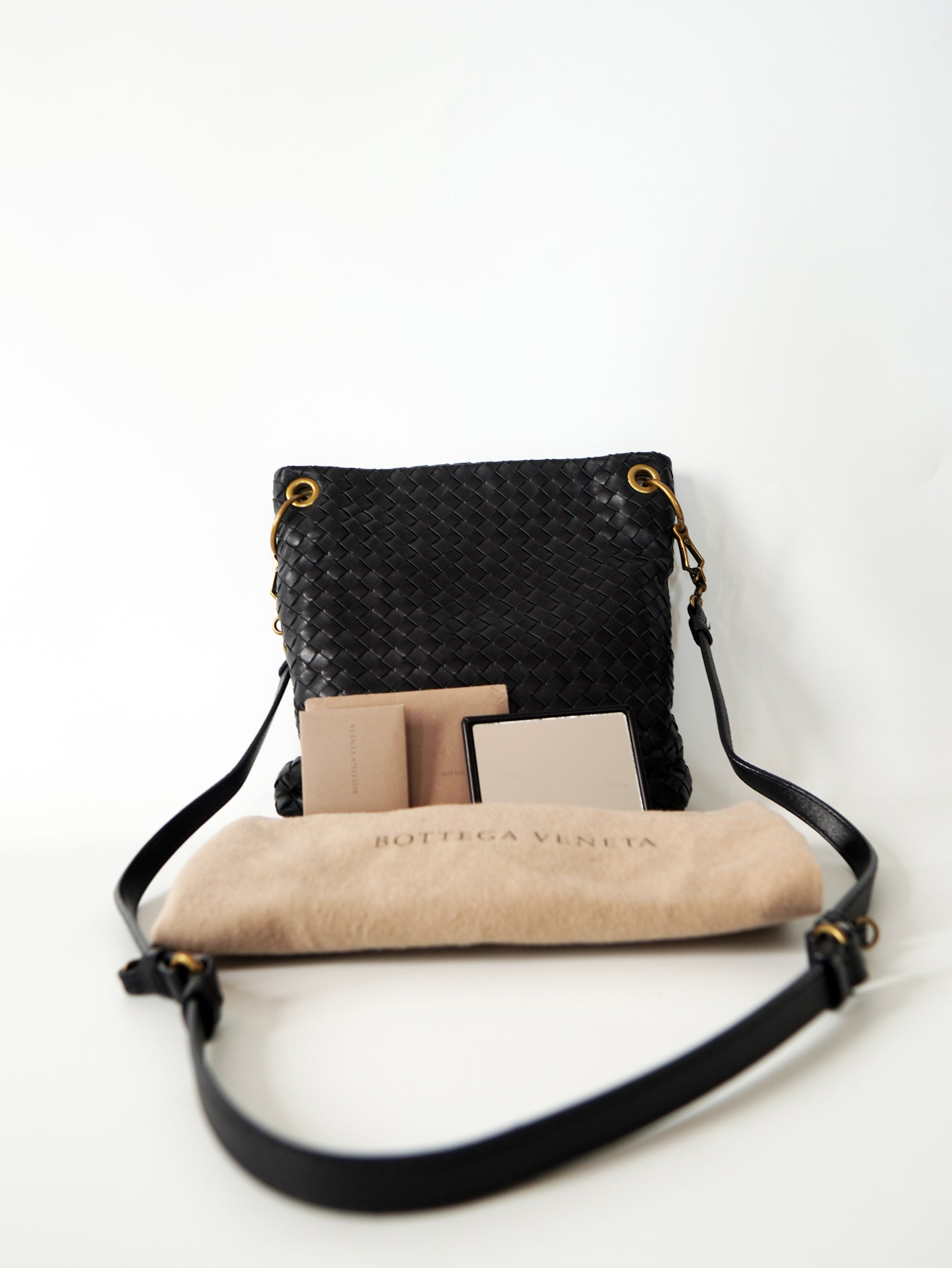 Bottega Veneta Intrecciato Messenger Bag