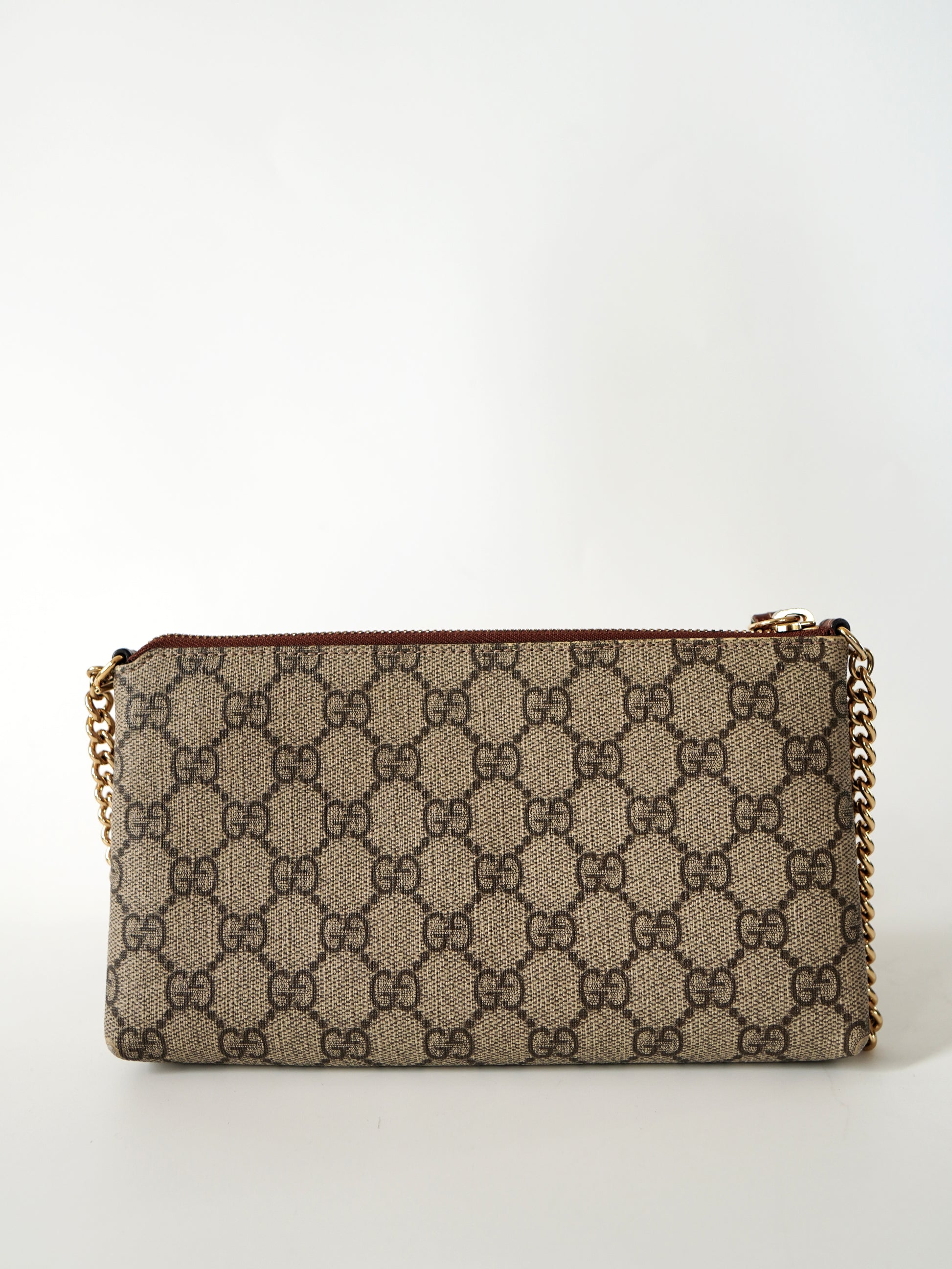 Gucci Supreme Monogram Wrist Wallet