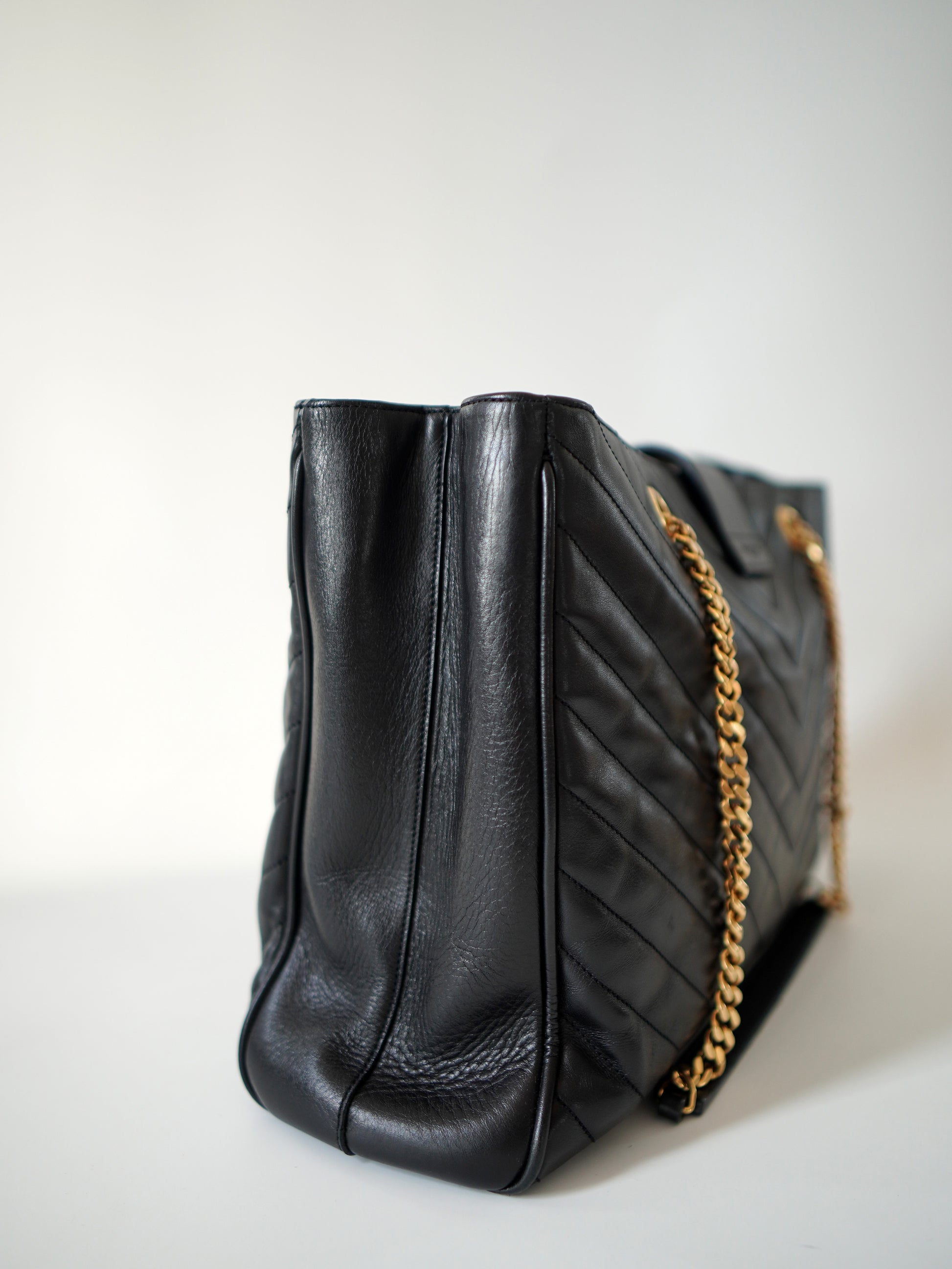 Saint Laurent Cassandre Chain Tote