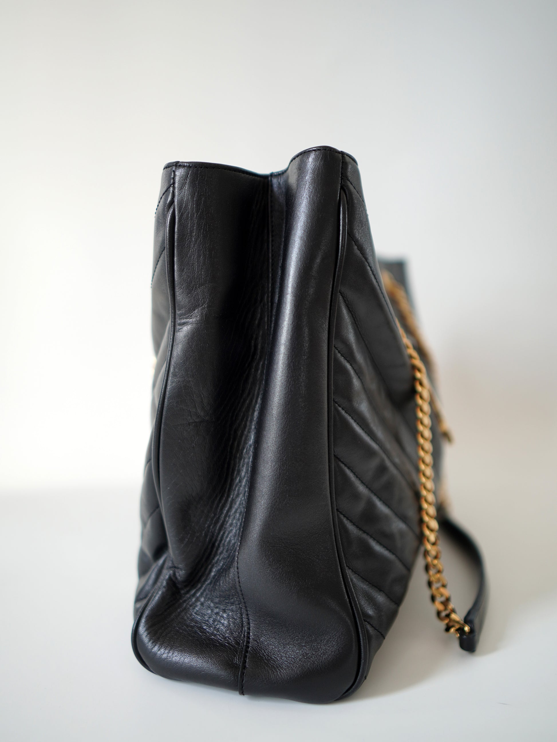 Saint Laurent Cassandre Chain Tote