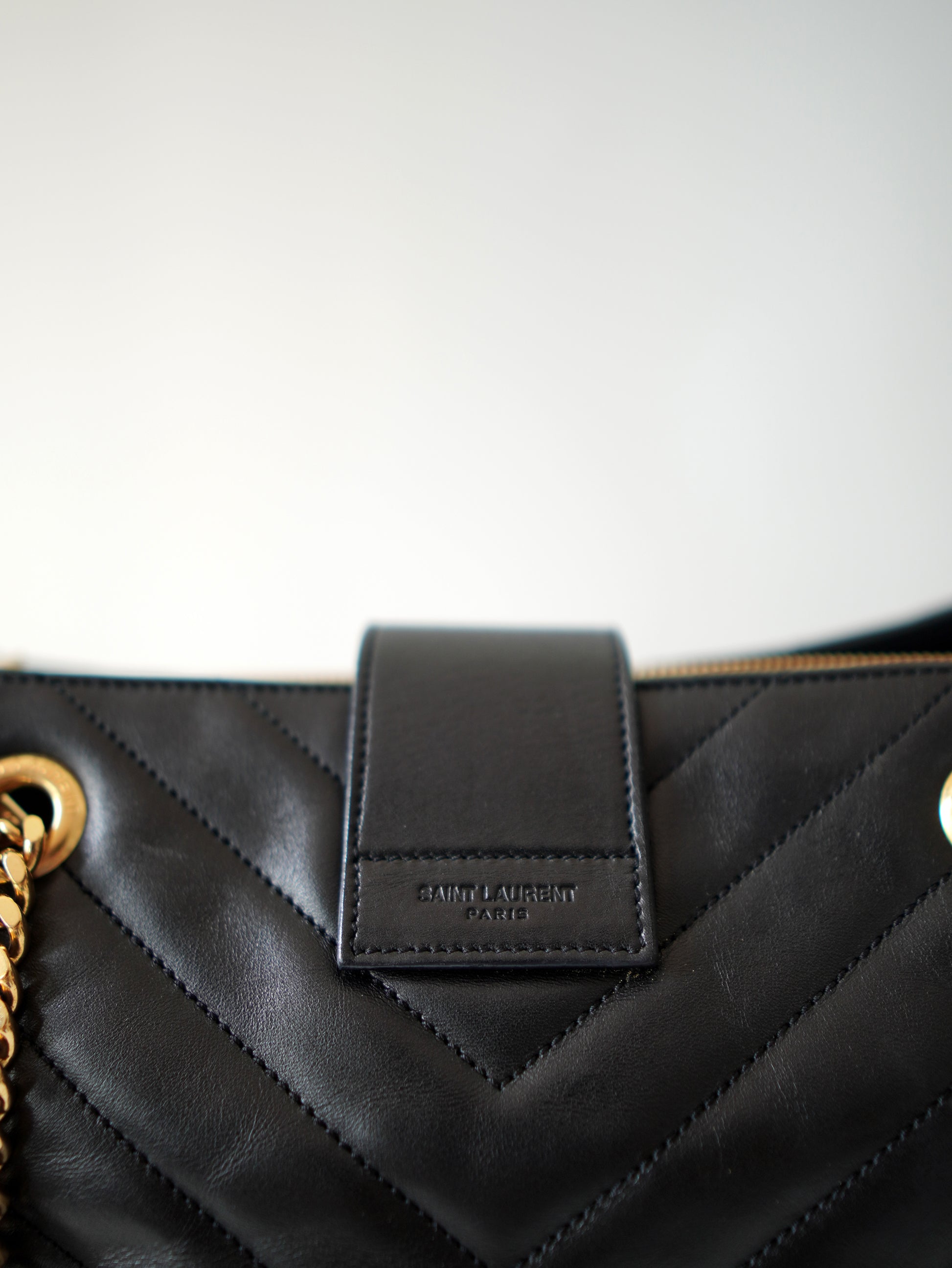 Saint Laurent Cassandre Chain Tote