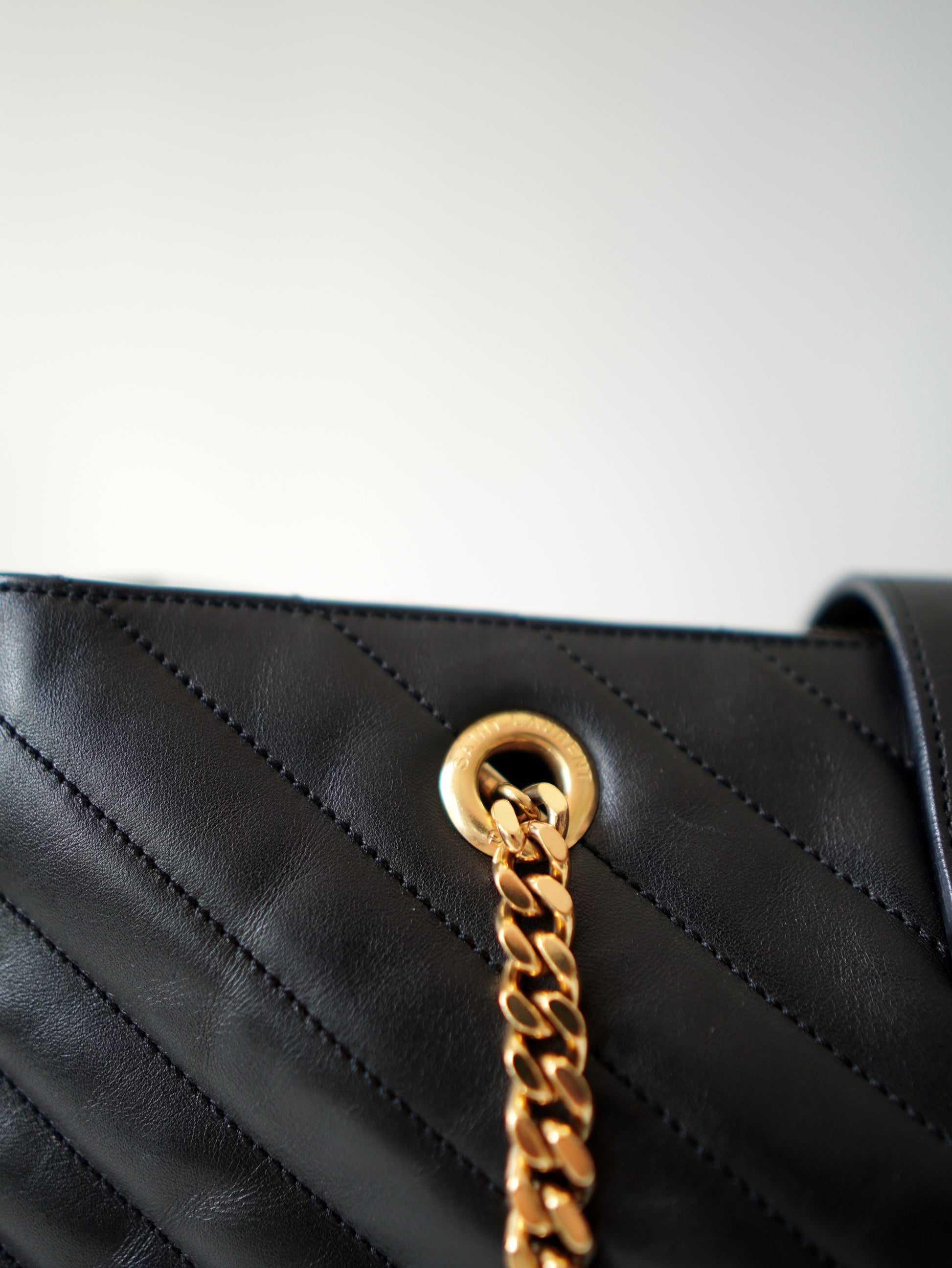 Saint Laurent Cassandre Chain Tote