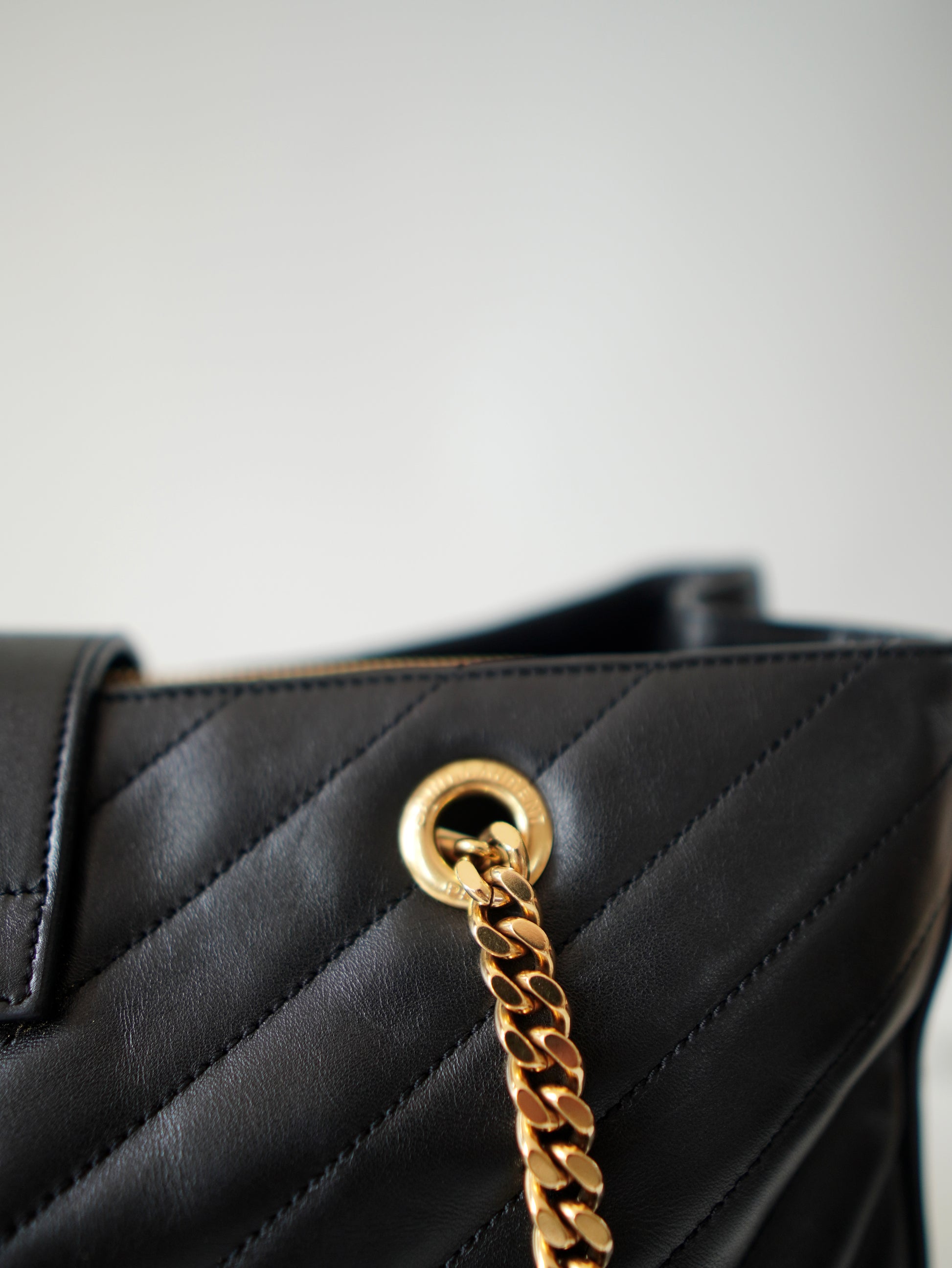Saint Laurent Cassandre Chain Tote