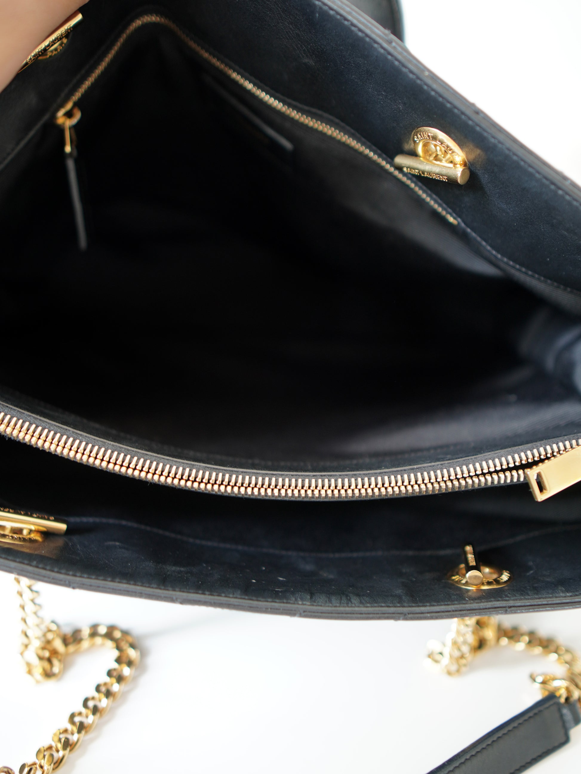Saint Laurent Cassandre Chain Tote