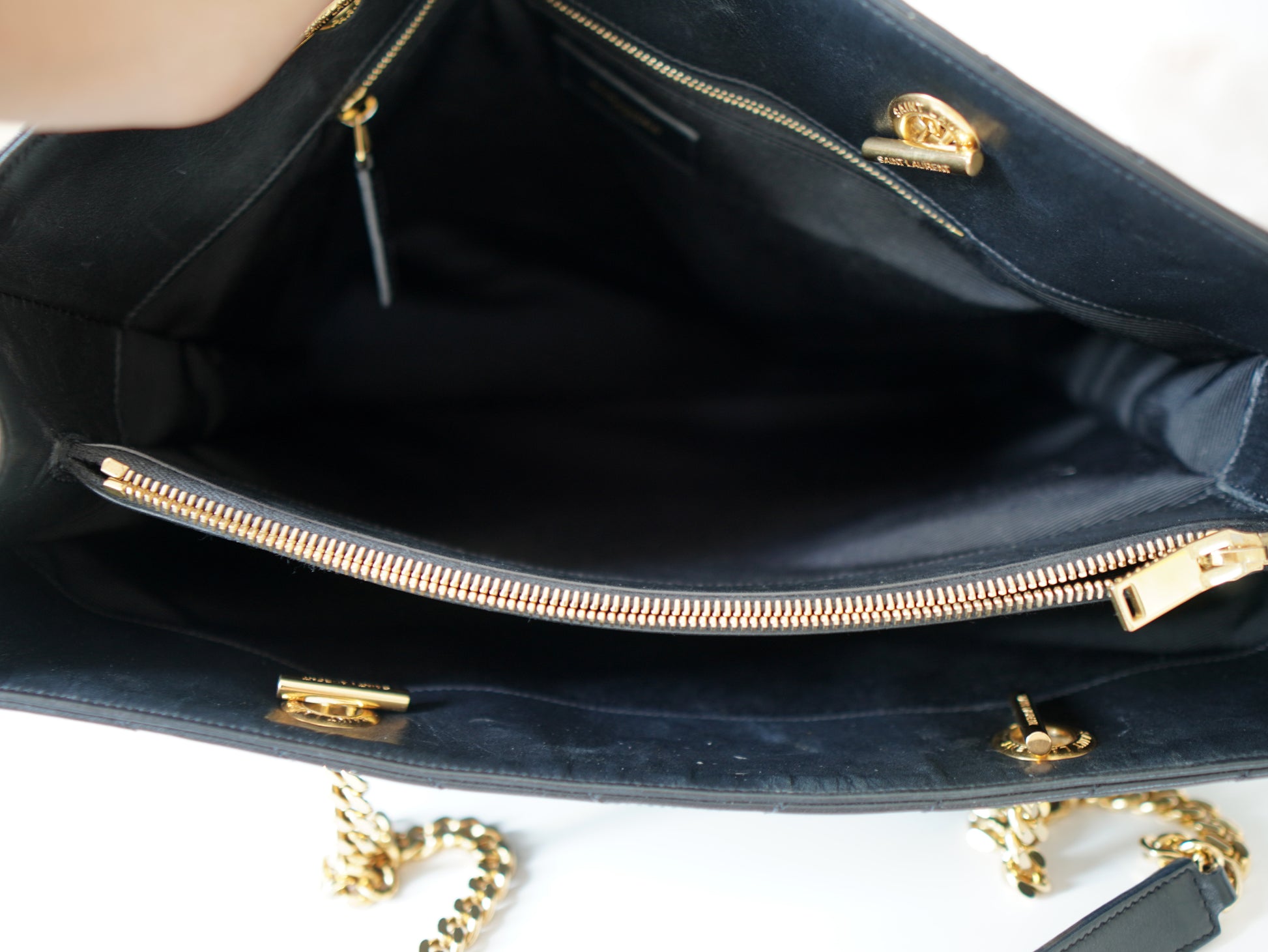 Saint Laurent Cassandre Chain Tote