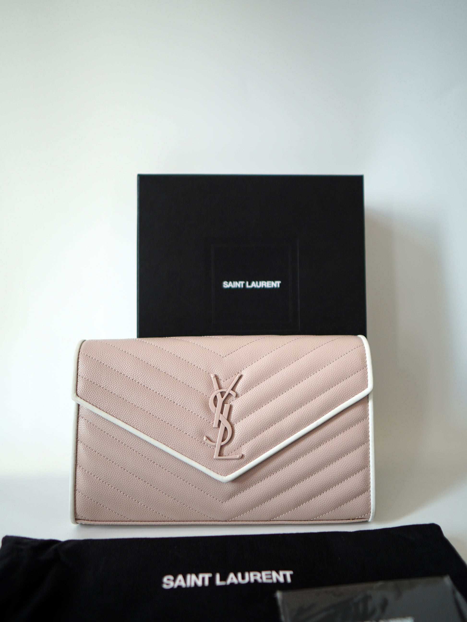 Saint Laurent Envelope Wallet on Chain