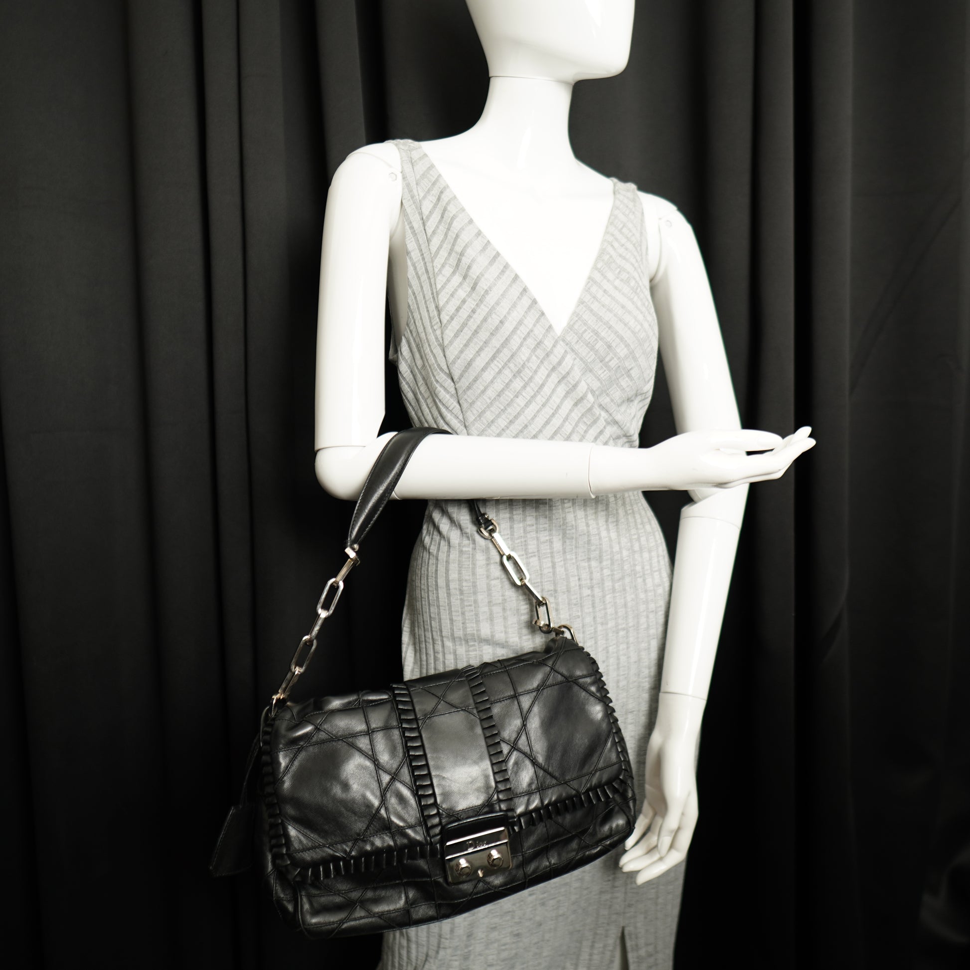 Dior New Lock Ruffle Flap