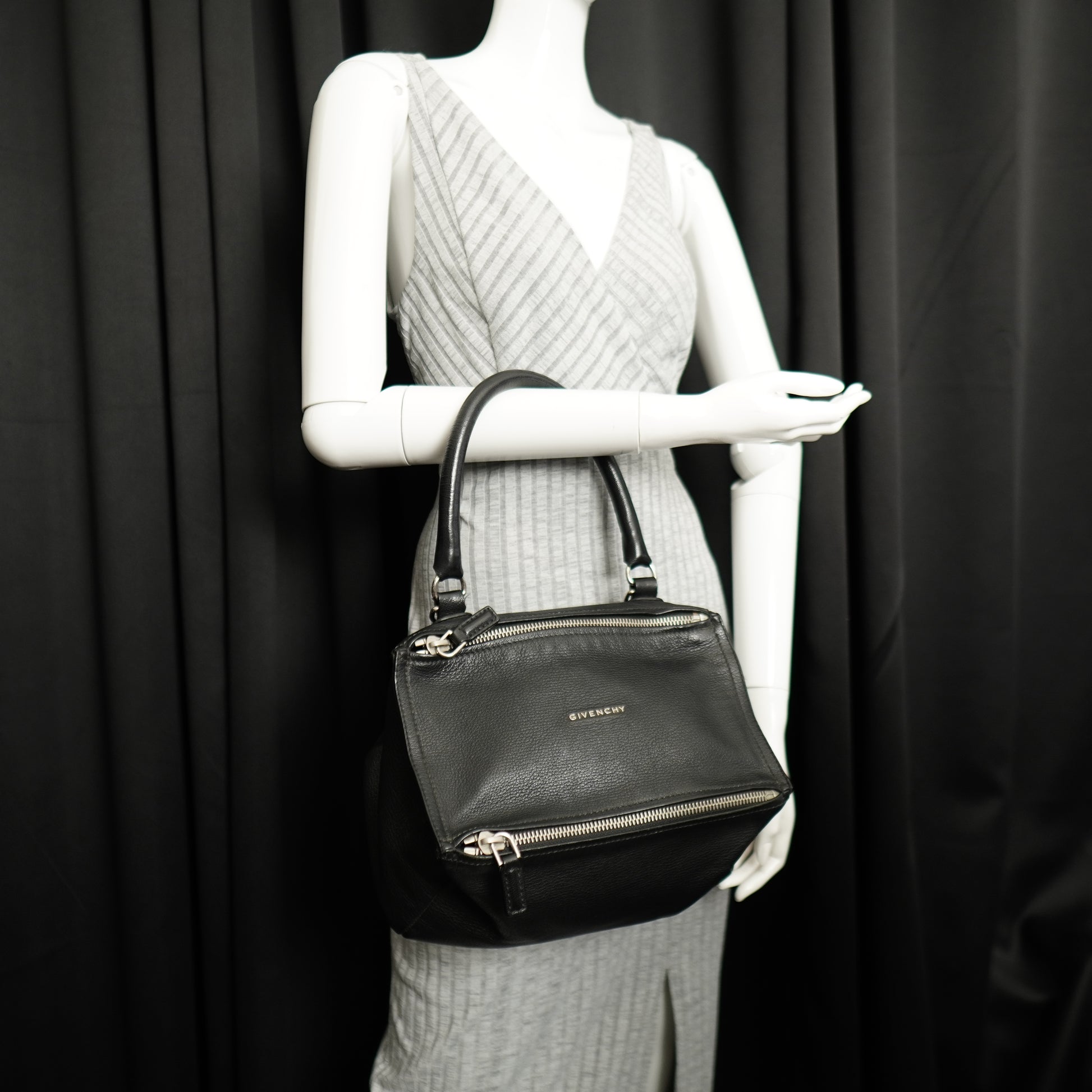 Givenchy Pandora Small Black Grained